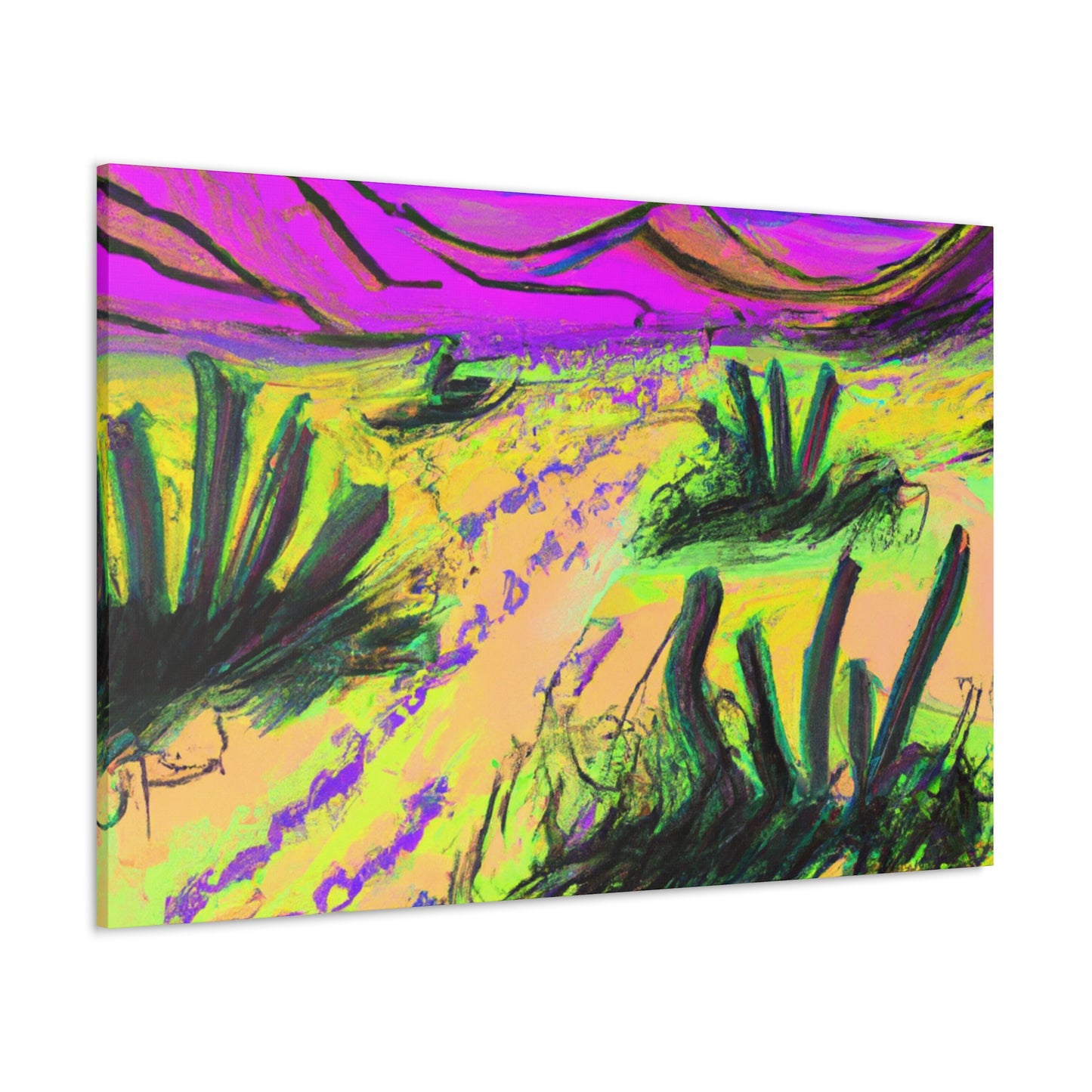 Oasis Mallow - Landscape - Canvas