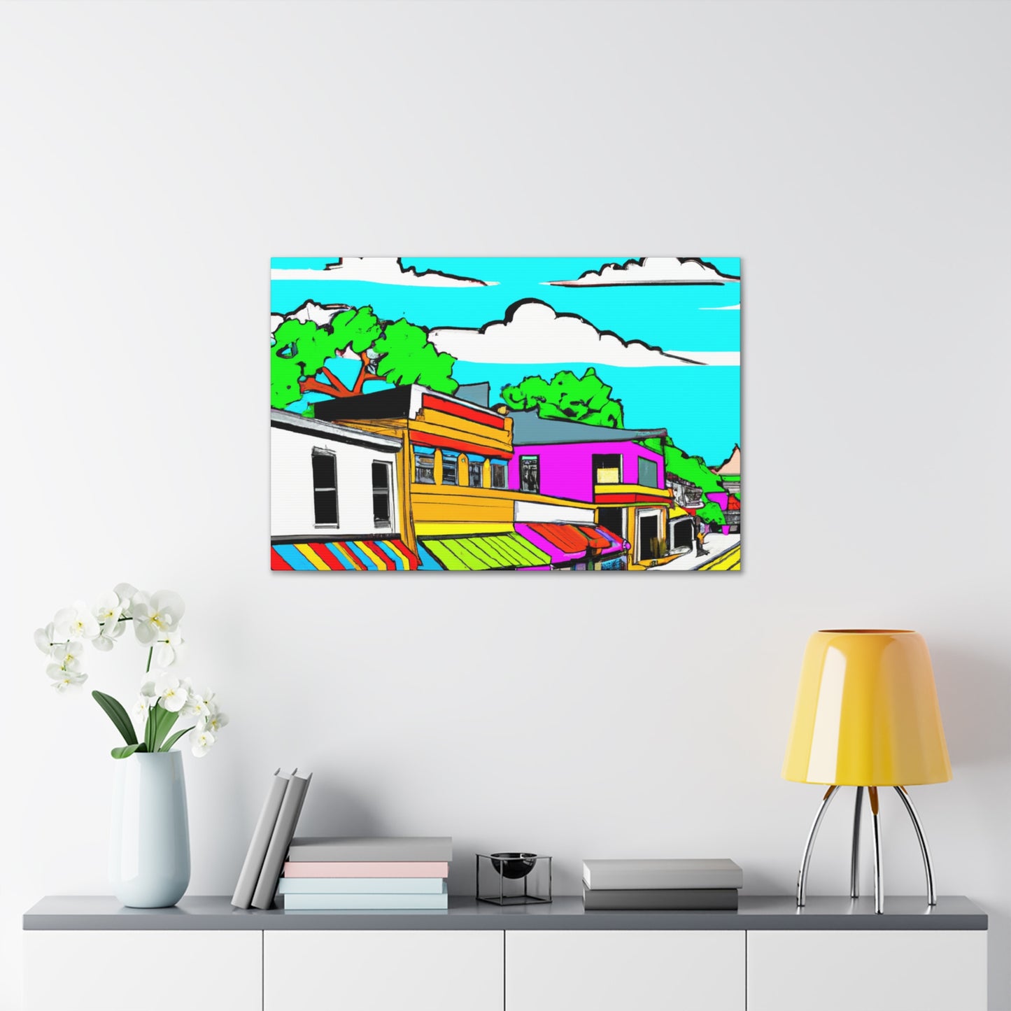 Specialville Avenue - Architectural Canvas Pop Art