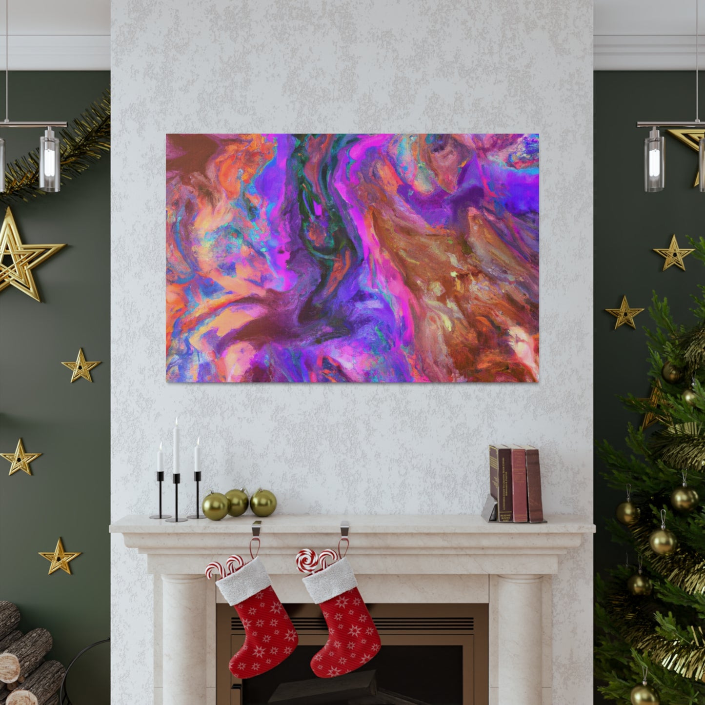 Flowing Color - Canvas - Abstract