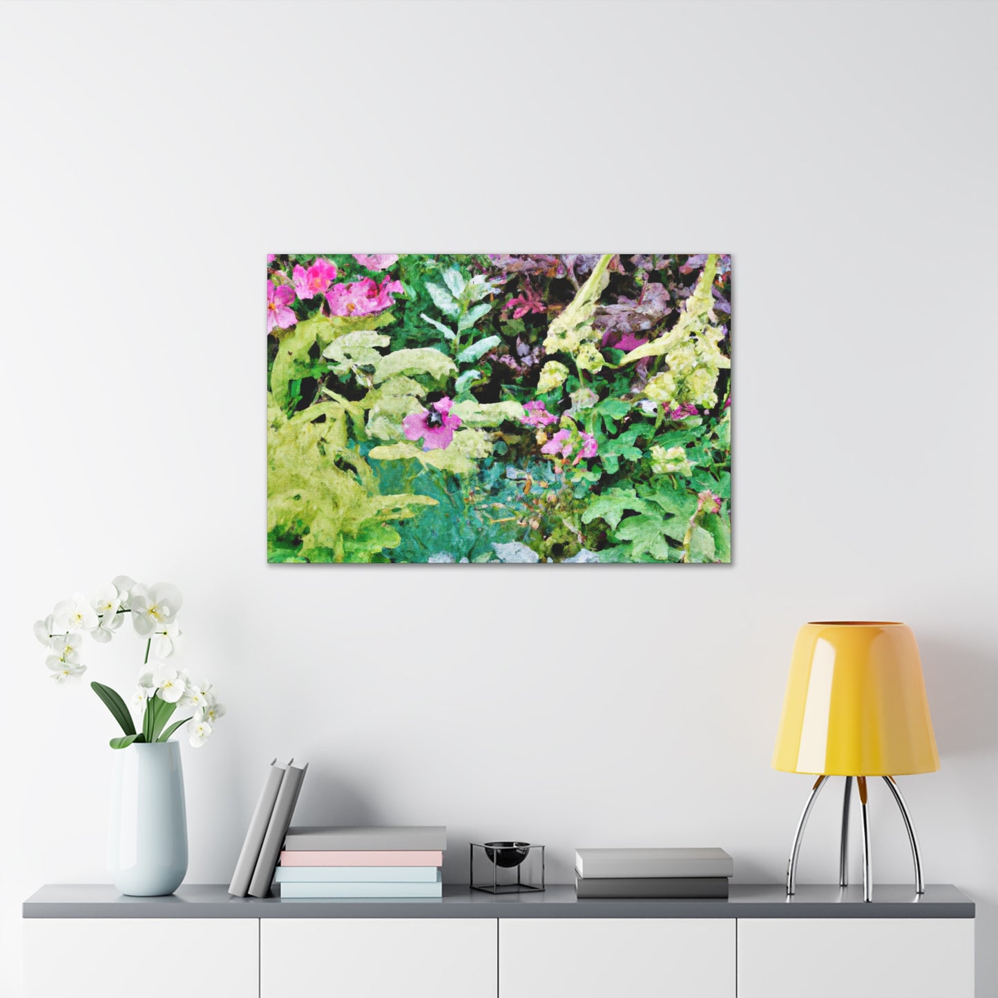 Blooming Garden Splendor. - Floral Canvas