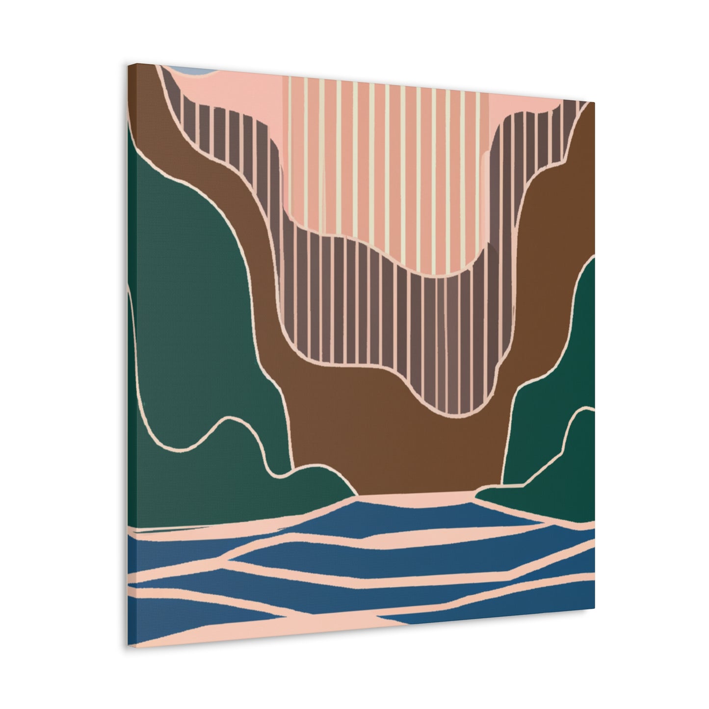 Whimsyfalls - Midcentury Canvas
