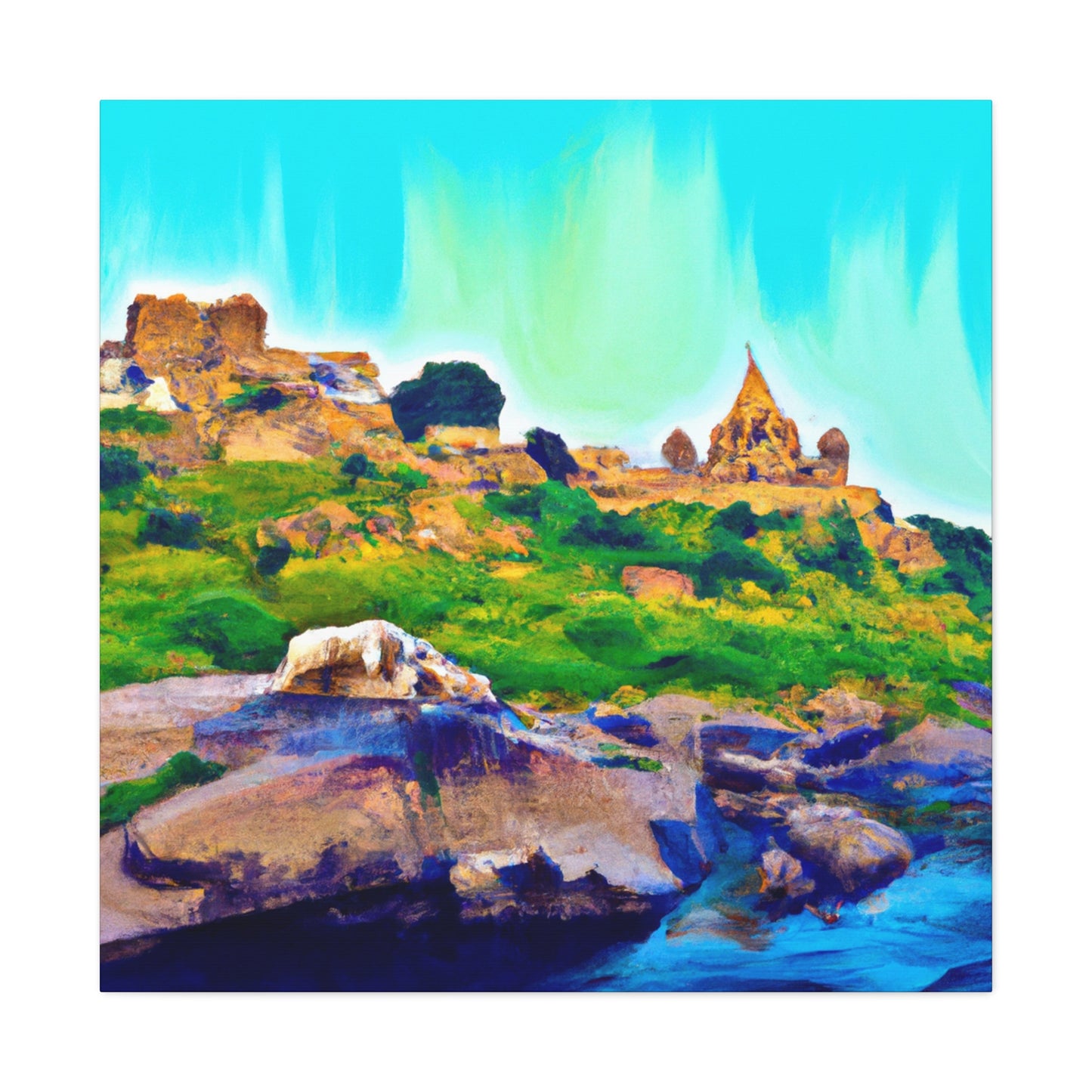 TajMahal- Destination India - Canvas