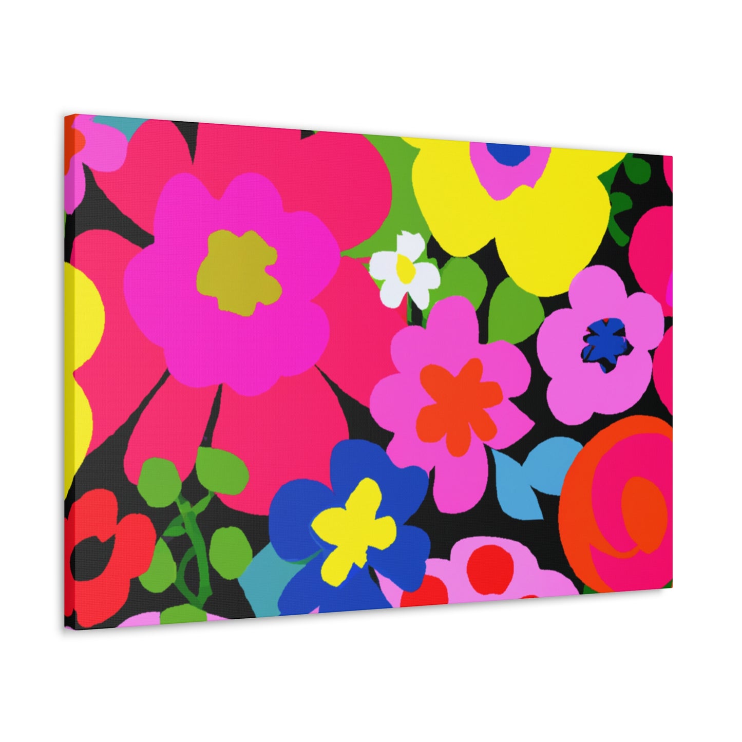 Floral Fusion: Floral Canvas