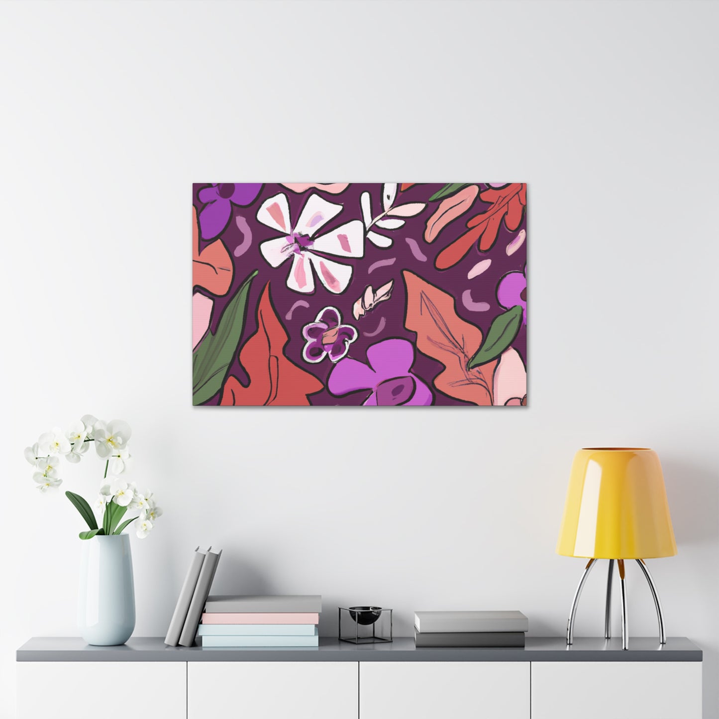 Blissful Bloom - Floral - Canvas