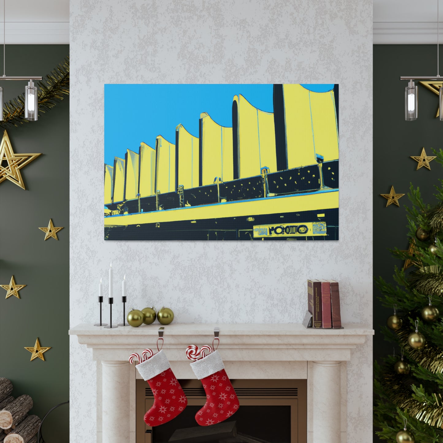 Dreamy Drive-In Diner, 1950s Premiere! - Architectural Canvas