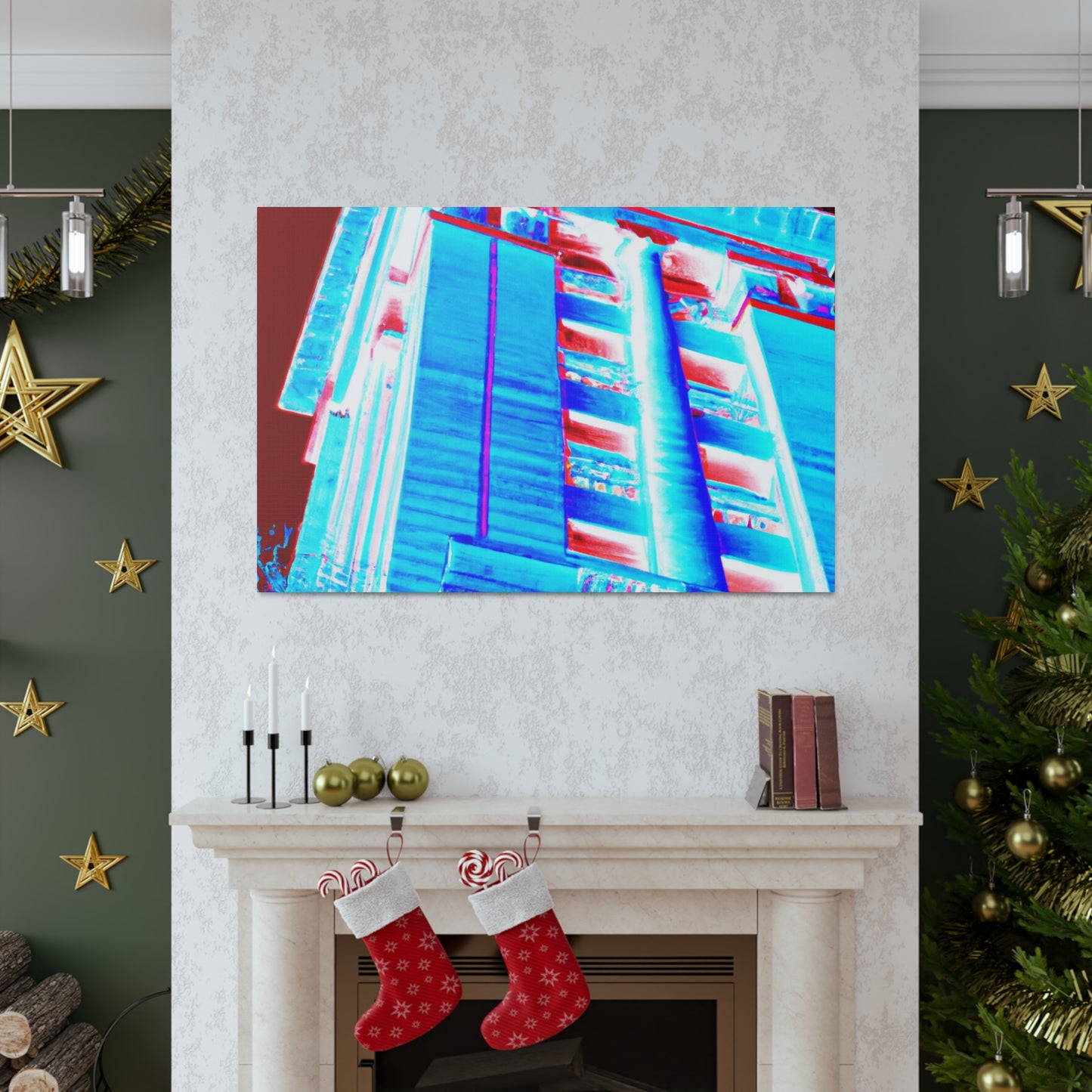 'Geometric Glitz: A Celebration of Art Deco Architecture' - Canvas