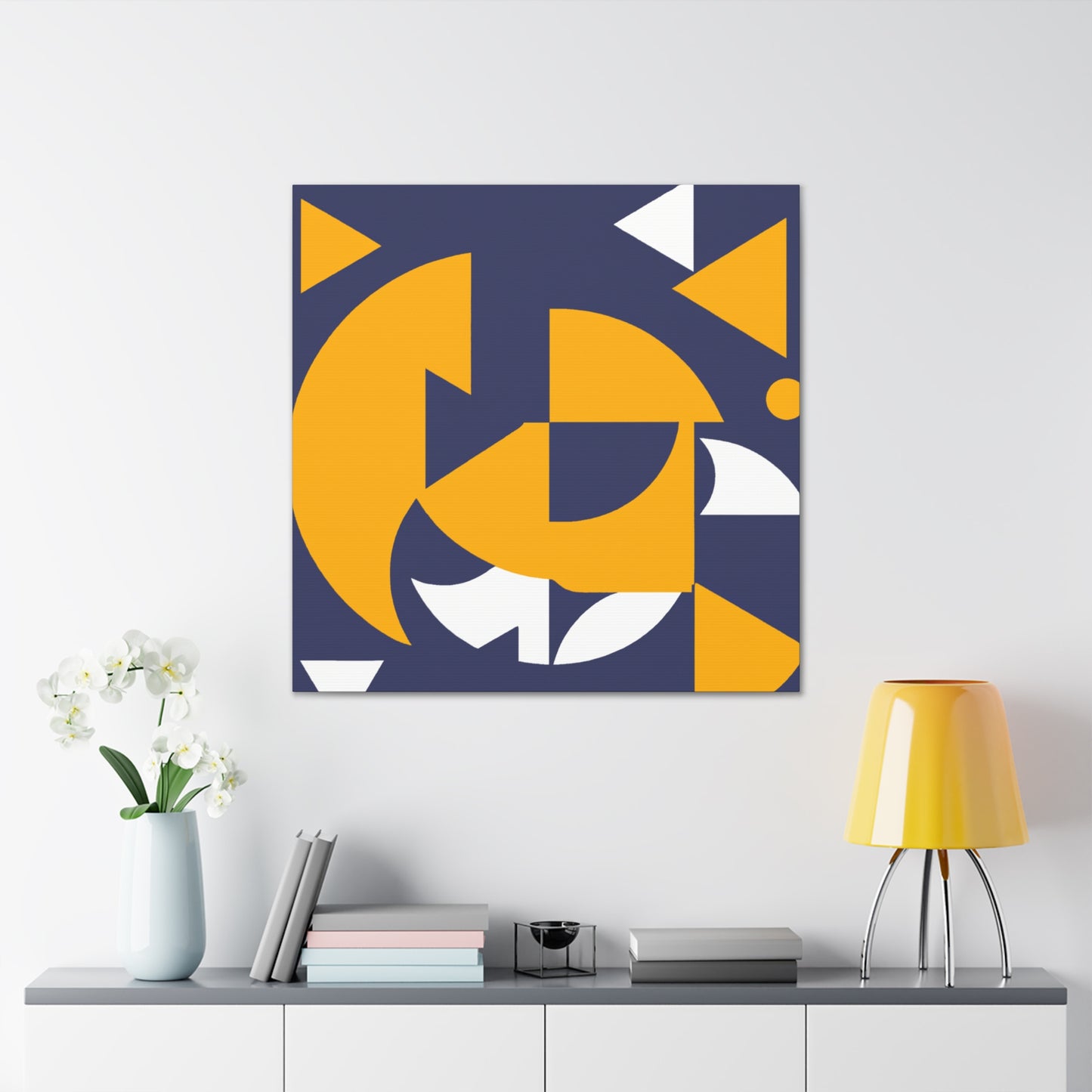 "Starry Escapades - Midcentury" - Canvas