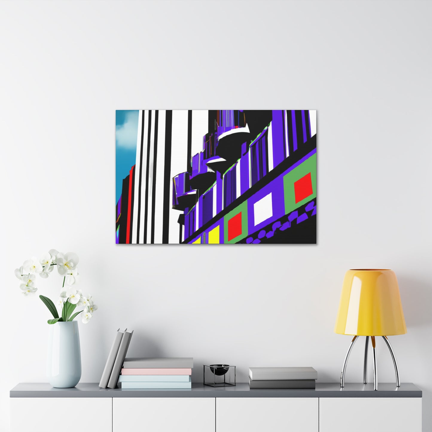 Lola's Fifties Follies. - Architectural Canvas Pop Art