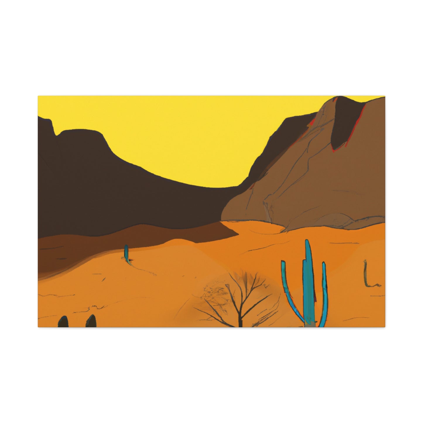 Sandsculpture Landscape - Canvas