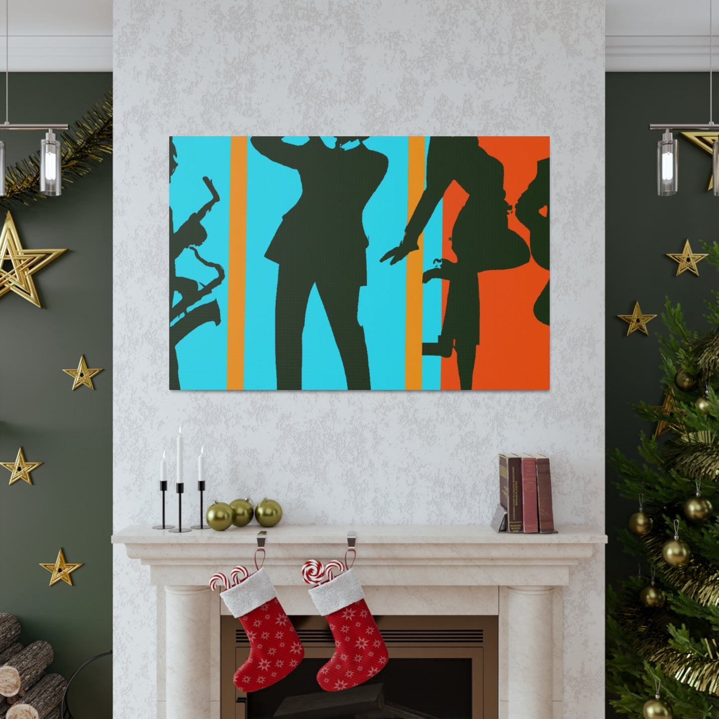 Swing Palace. - Retro Music and Film Canvas