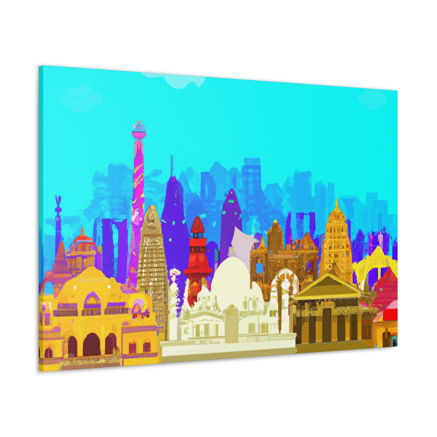 Vibrant Splendour - Destination India - Canvas