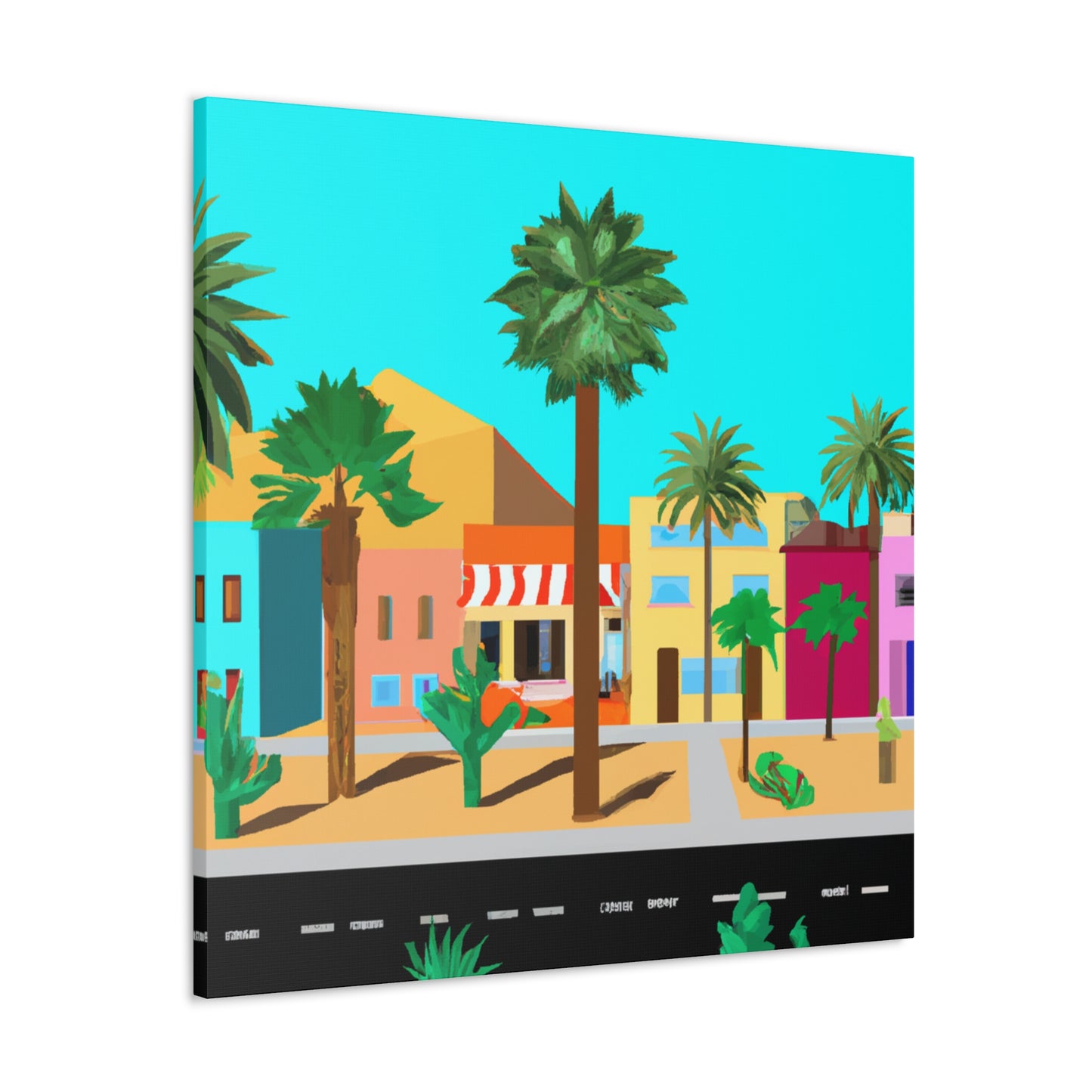 Desert Shadow - Architectural - Canvas