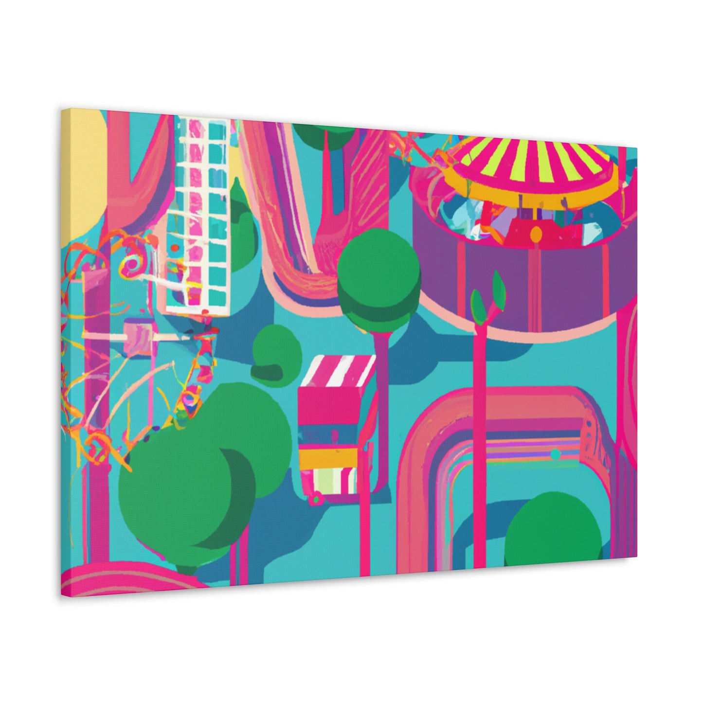 Carni-Wheel Amusement - Canvas