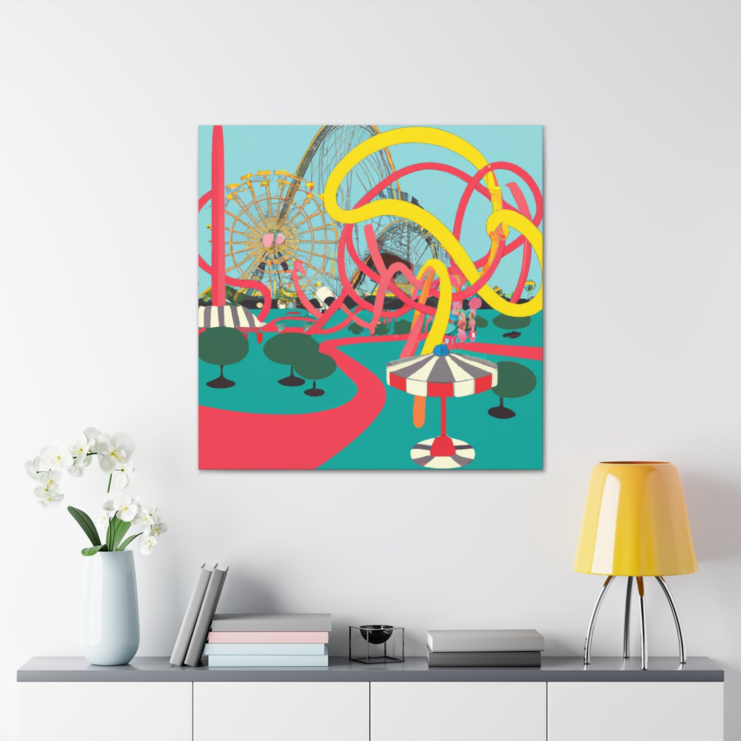 Carnival Valley- Amusement - Canvas