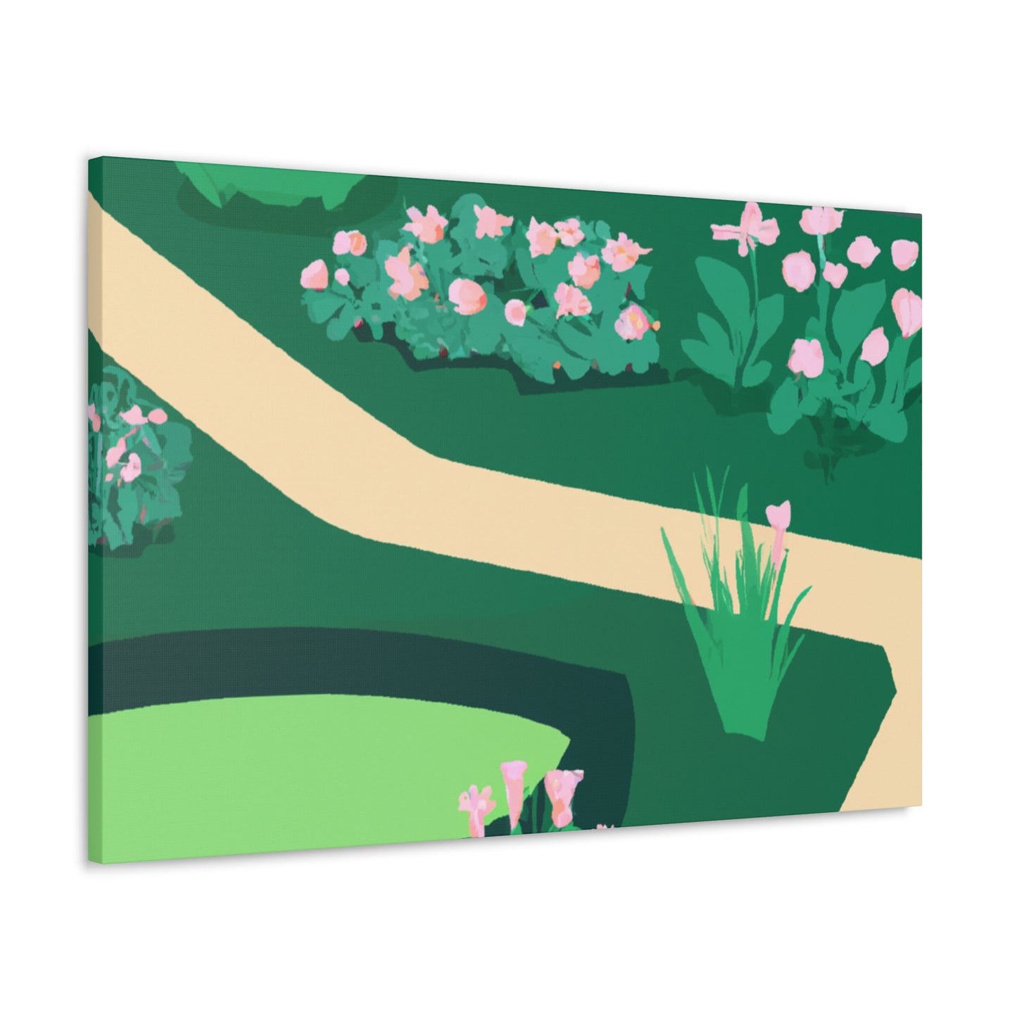 Garden Glitterlandscape - Canvas