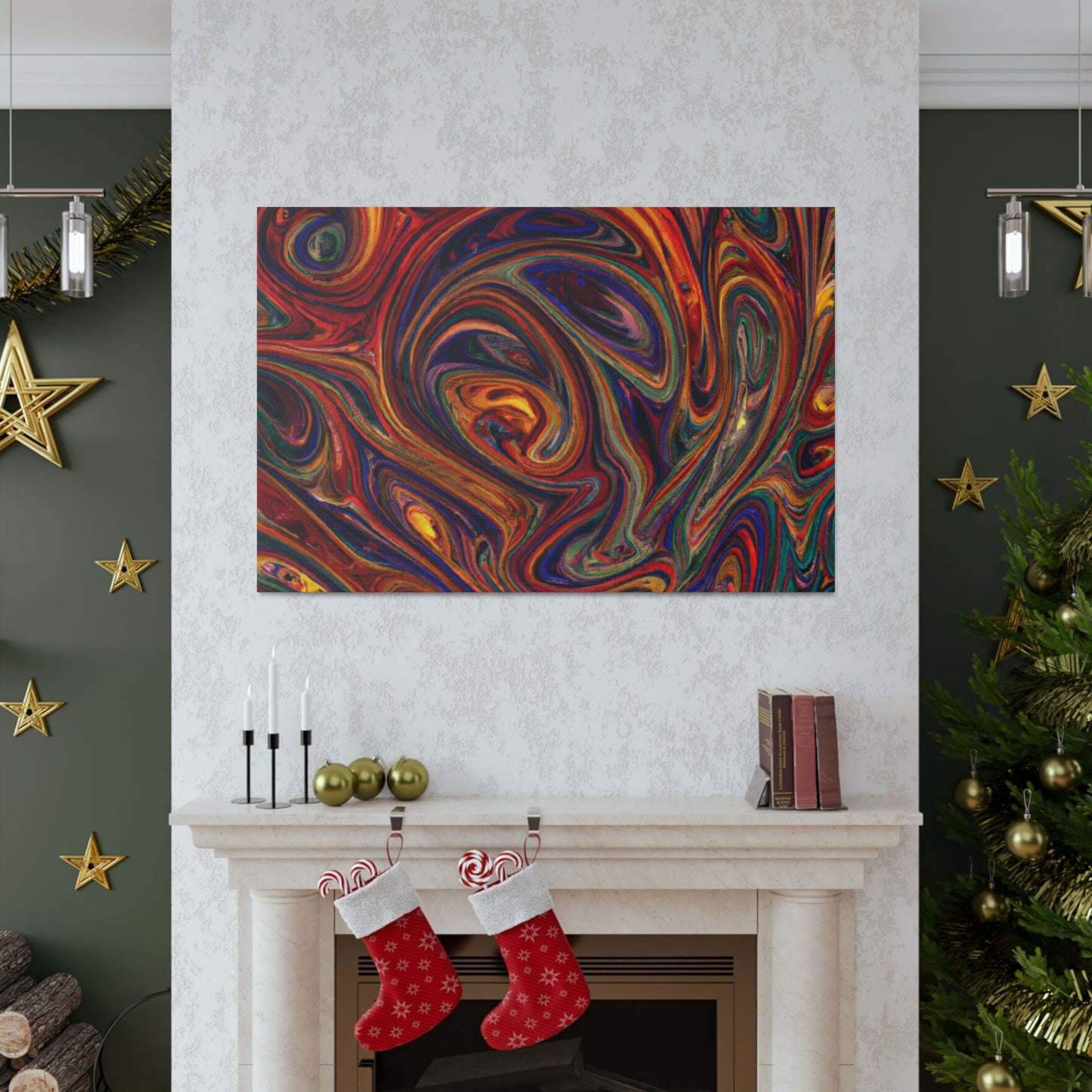 Burning Edges - Canvas - Abstract