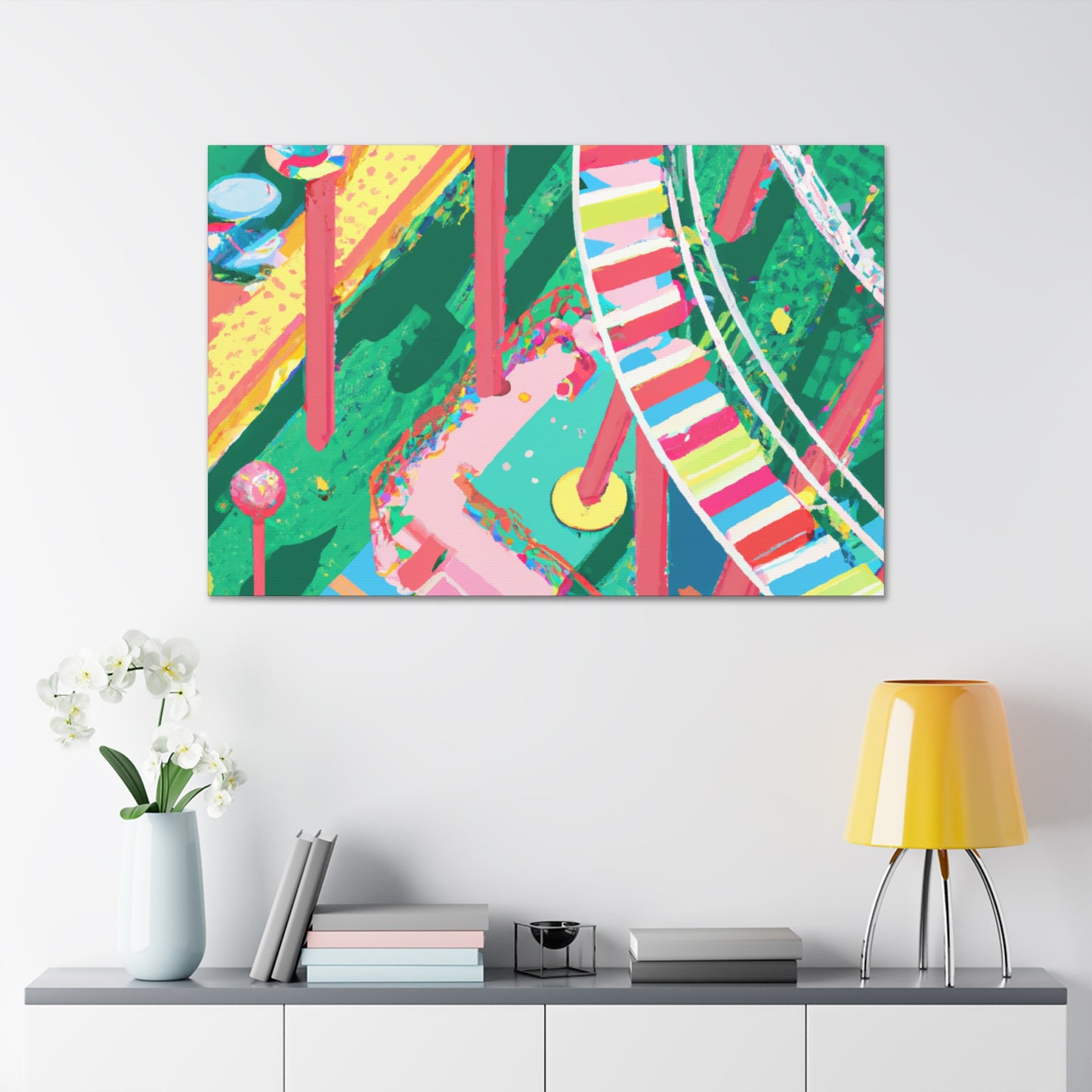 Candyland Vista - Amusement - Canvas
