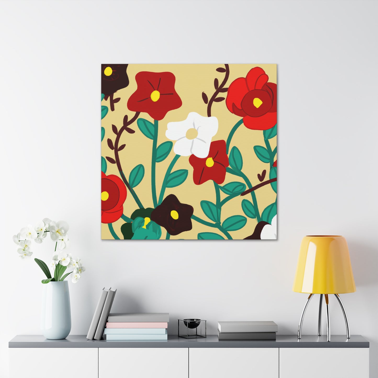 Rosebelle - Floral - Canvas