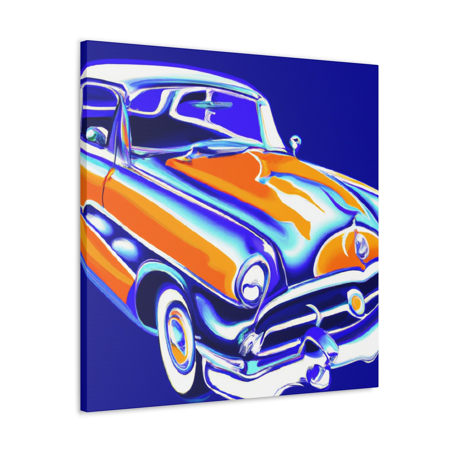 Vintage Thunder Road - Automobile Canvas