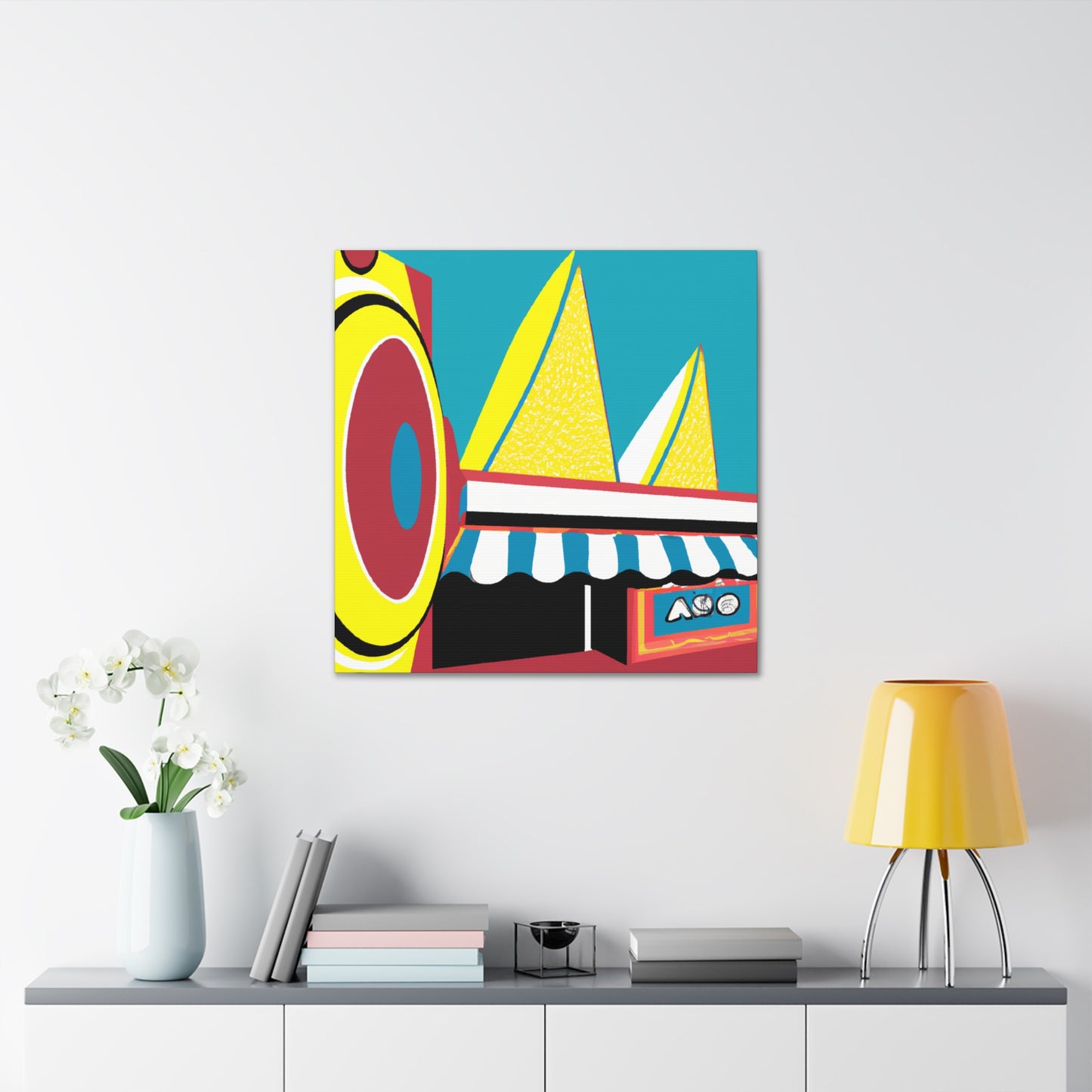 Sunshine Records - Canvas Pop Art