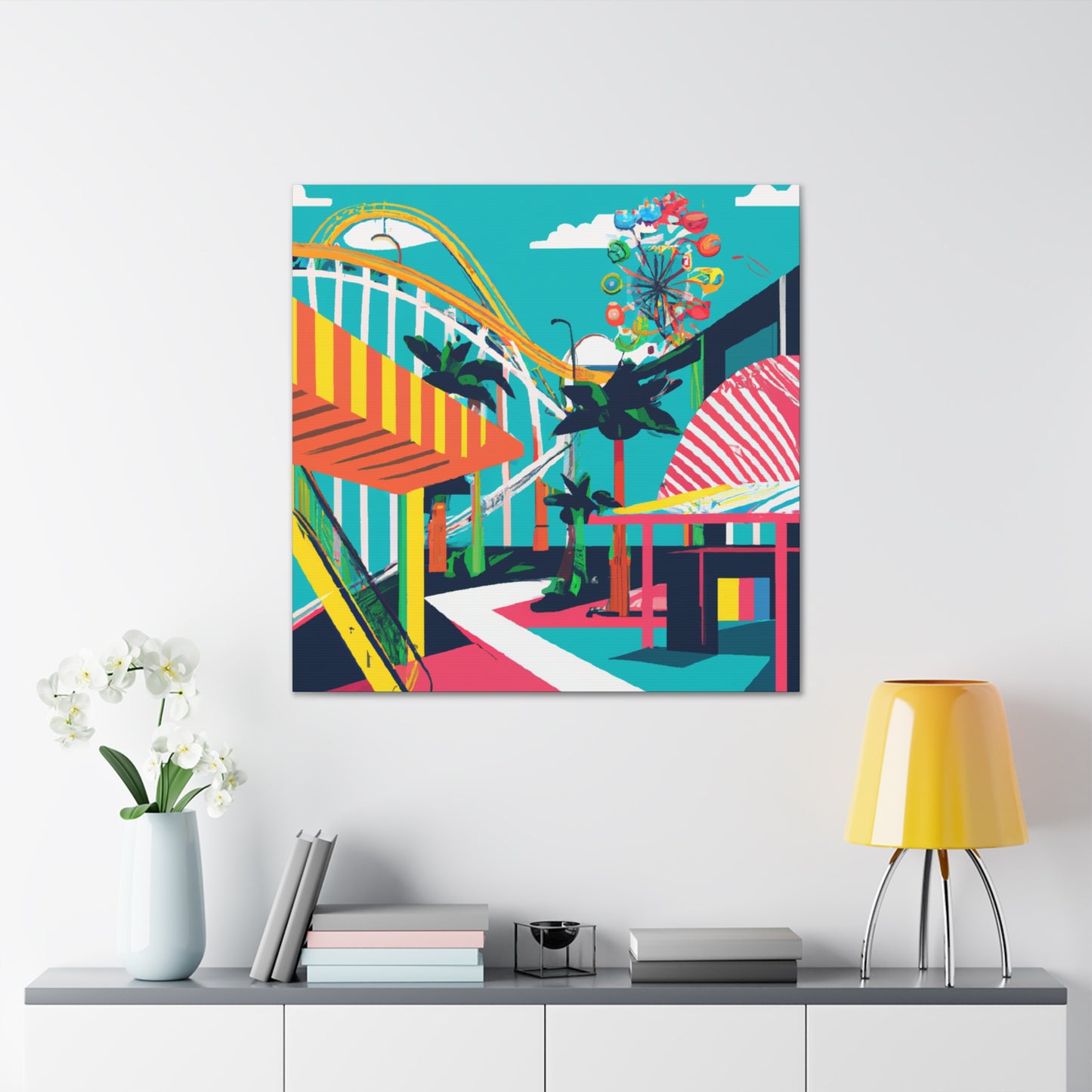 Verdant Valley - Landscape - Amusement - Canvas