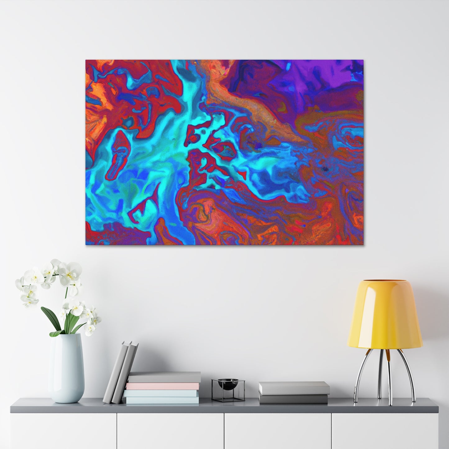 Blue Tinge - Canvas - Abstract