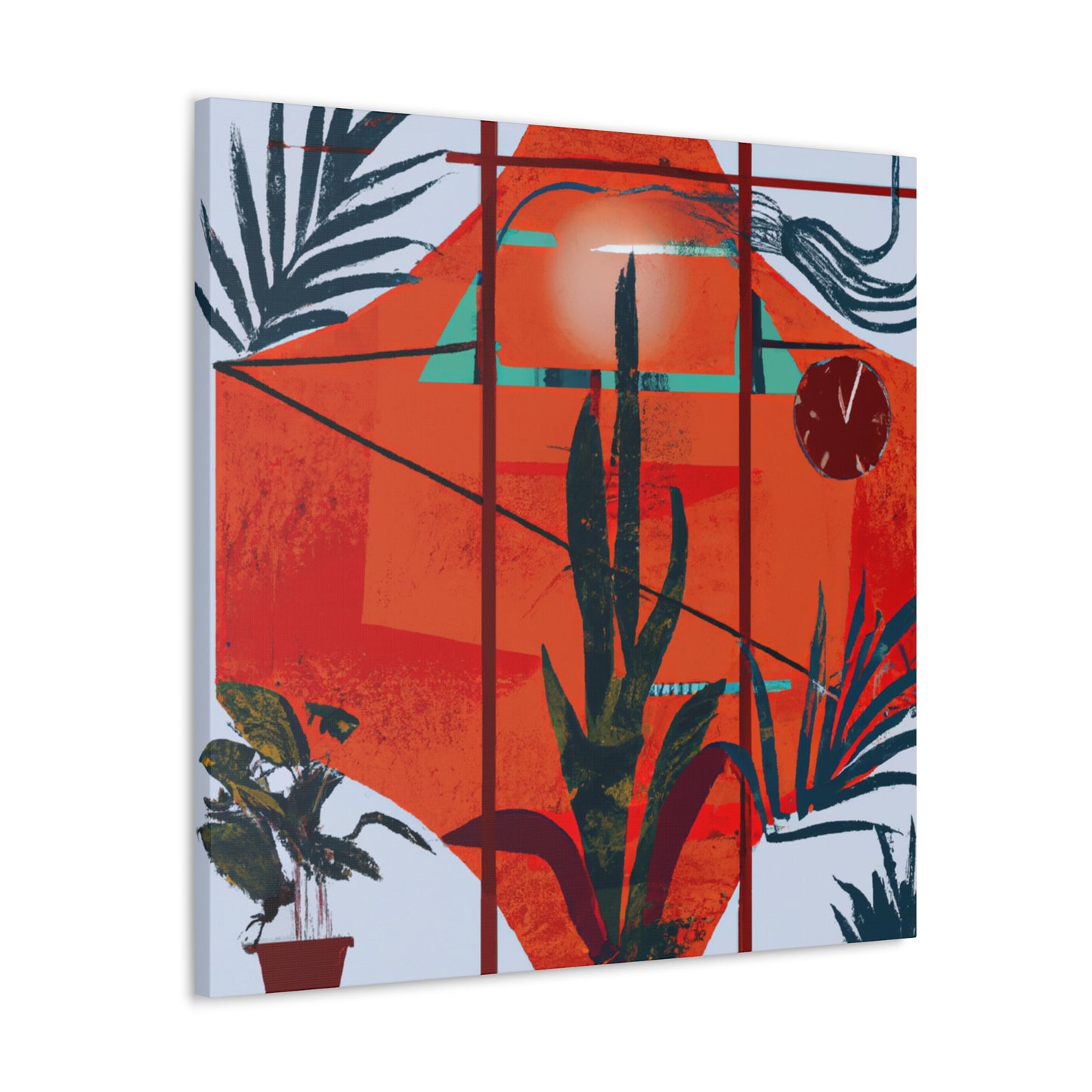 Dreamscape Vista- Midcentury - Canvas