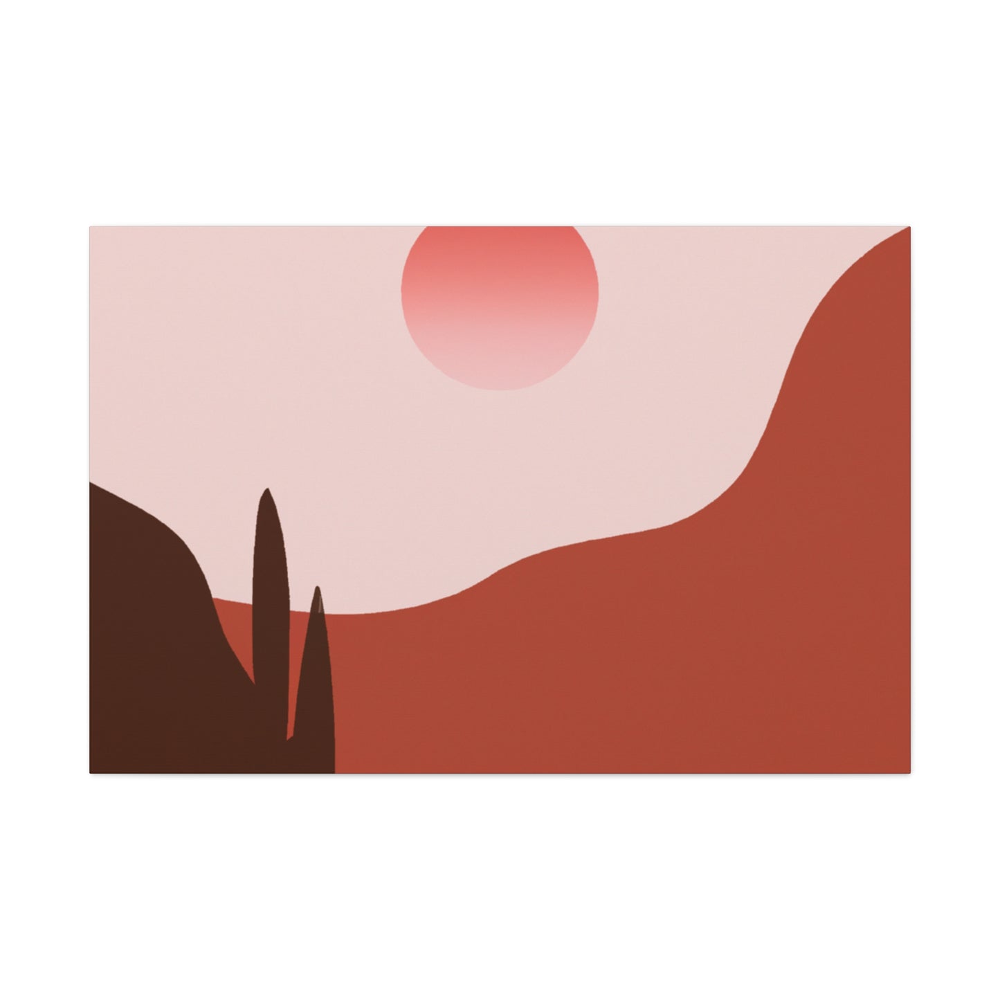 Antique Eclectique- Vintage Contemporary -Landscape - Desert - Canvas