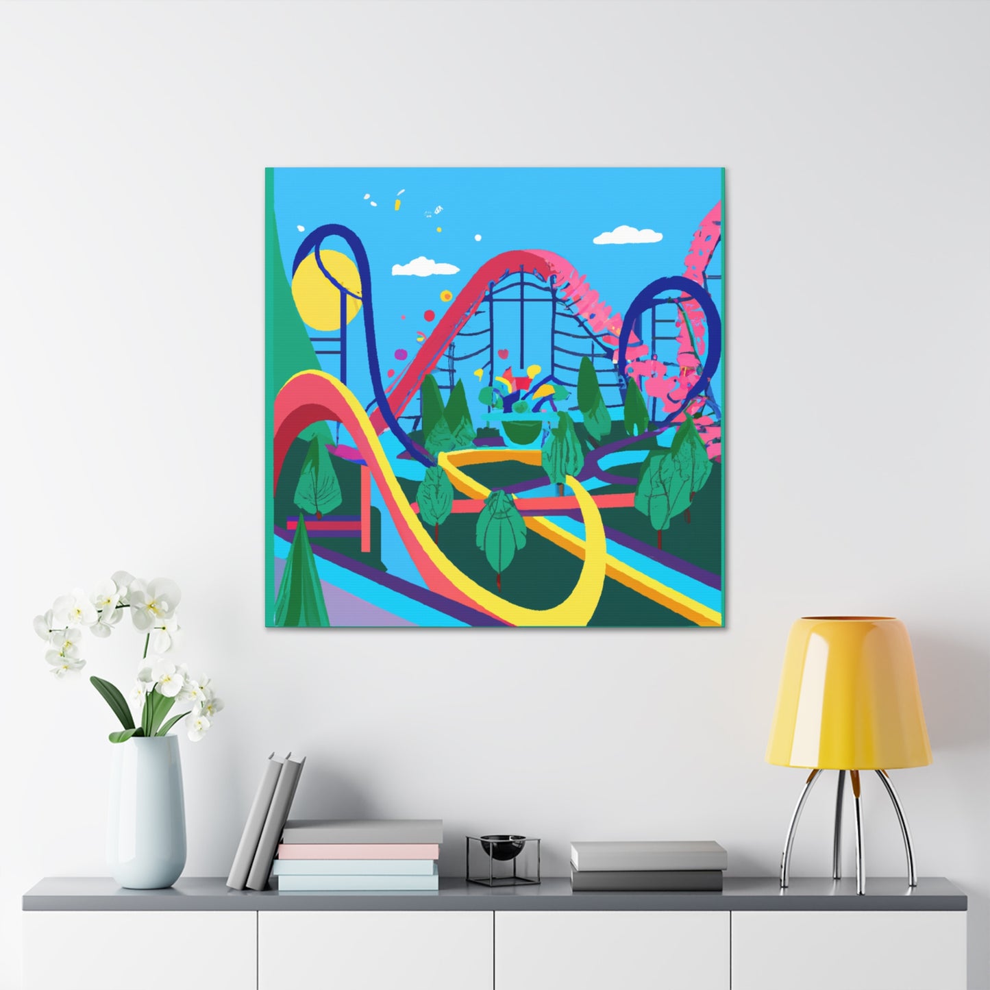 Gardengate - Landscape - Amusement - Canvas