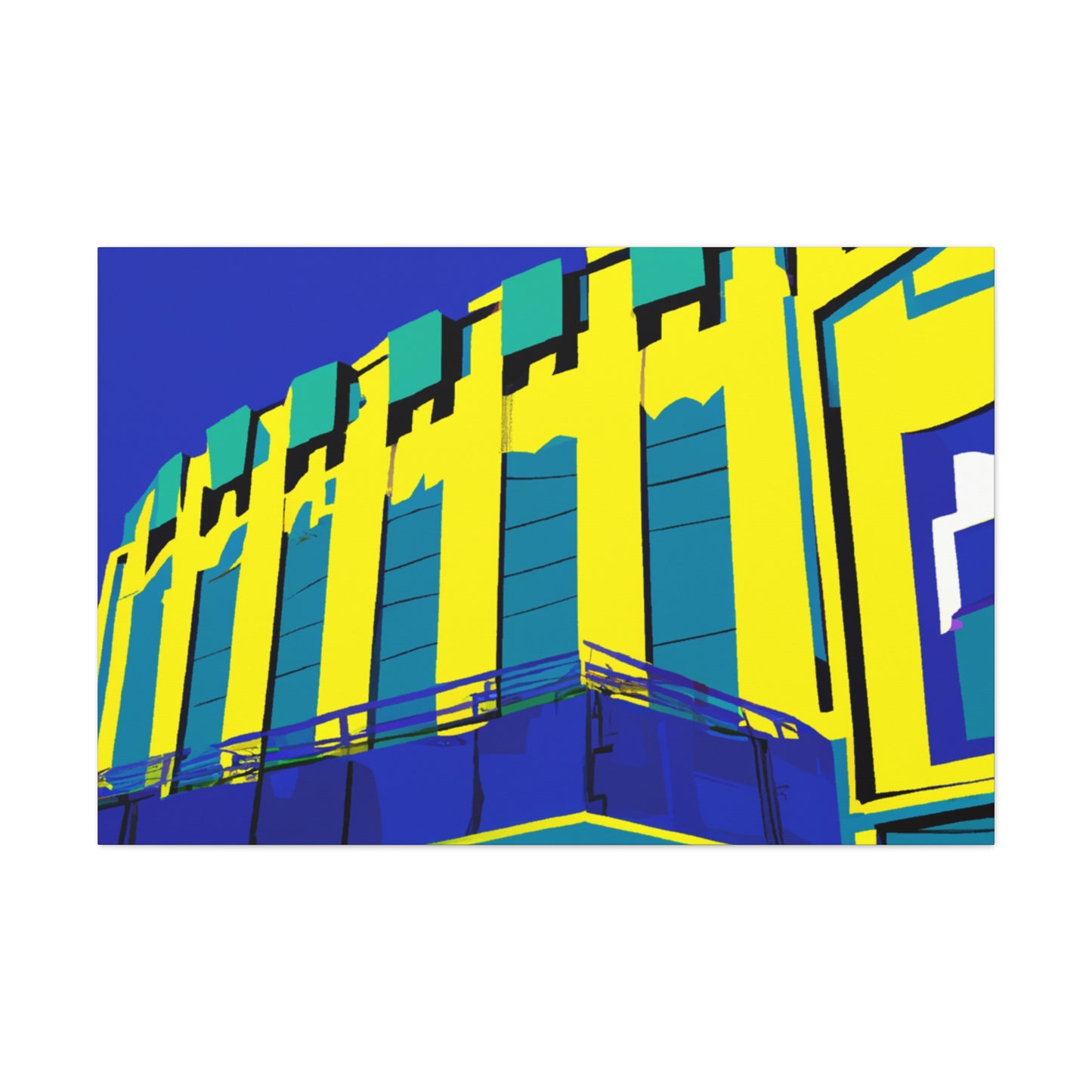 Moolah's Family Funplex - Architectural Canvas Pop Art