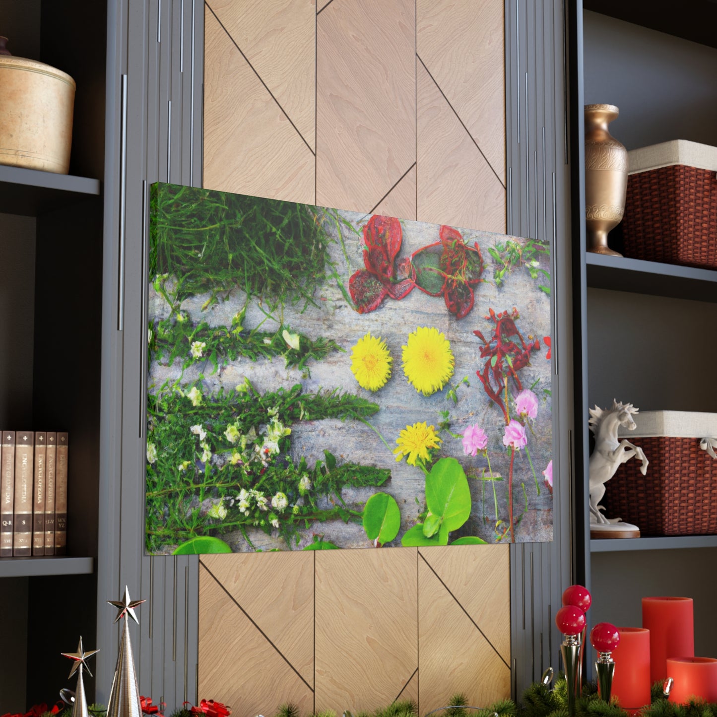 "Garden Glimmer" - Canvas - Floral