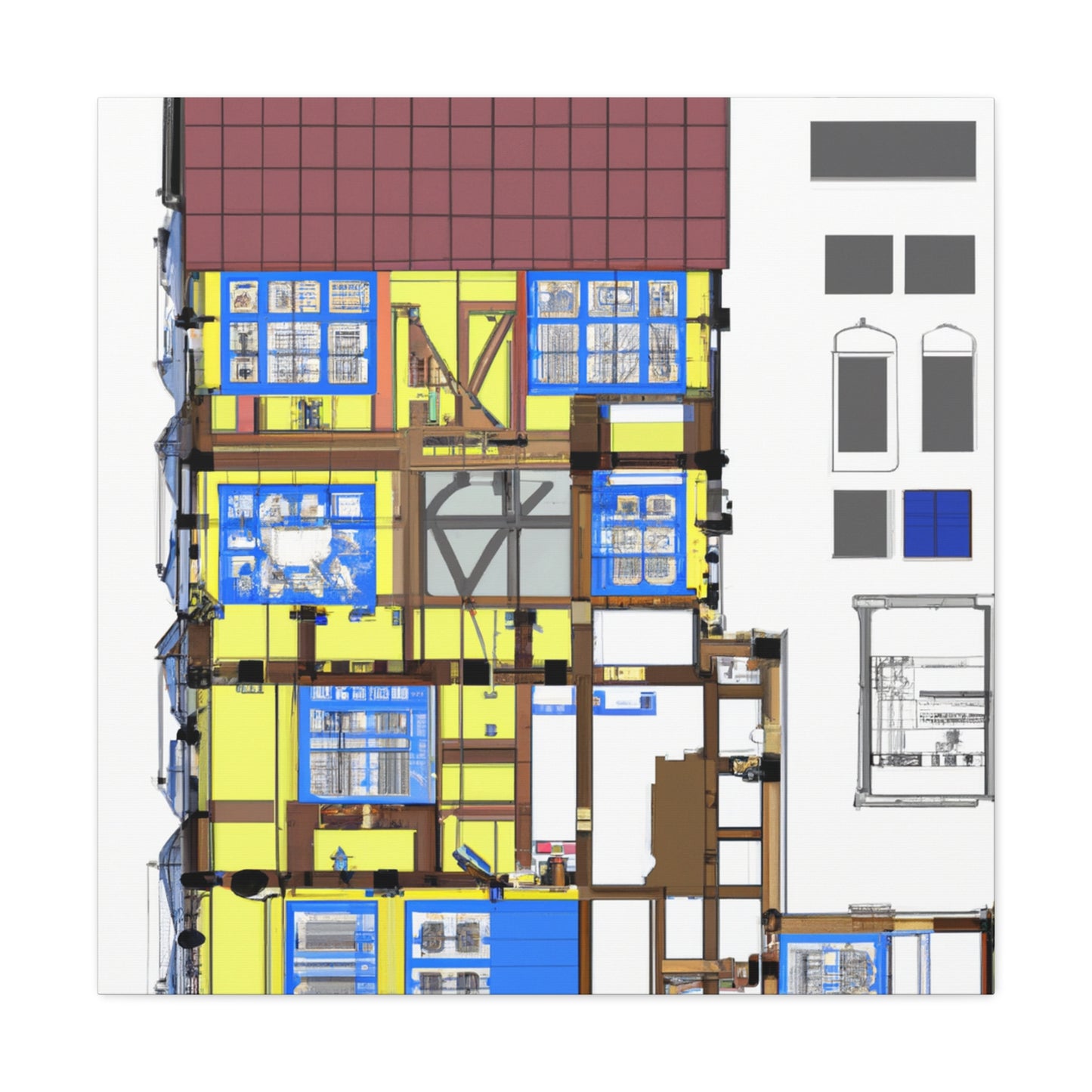 Albinoetta d'Asti - Canvas - Architectural