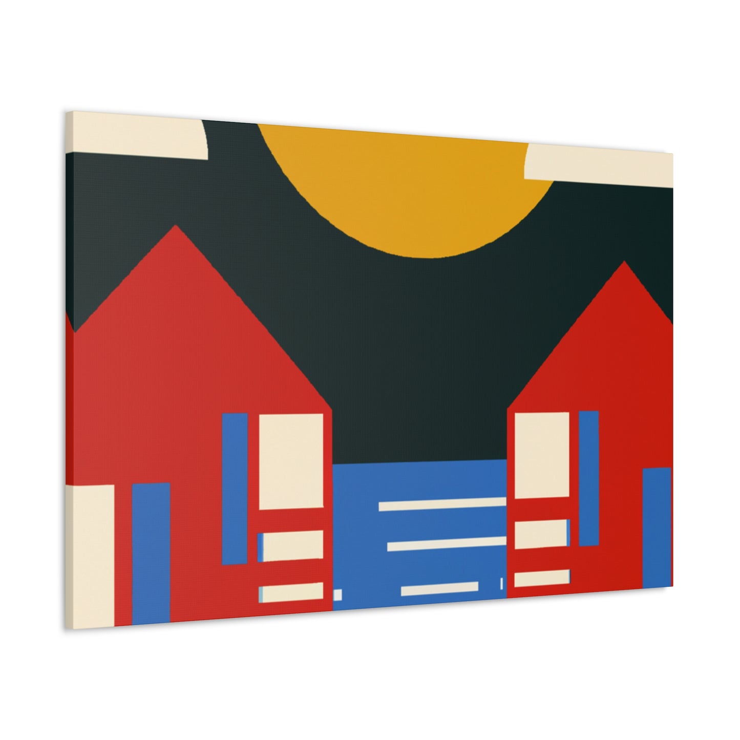 Fuzzy Coronation - Midcentury - Canvas
