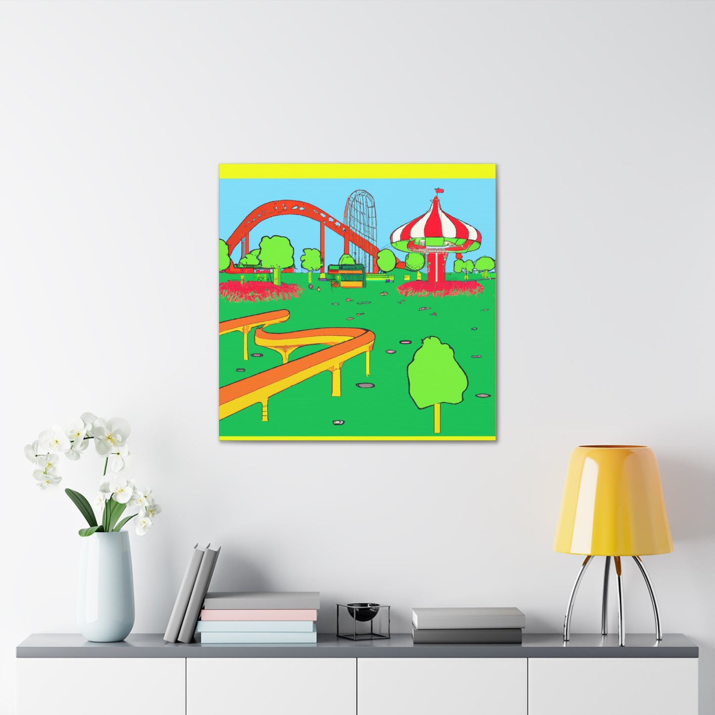 Enchanted Flora- Landscape - Canvas