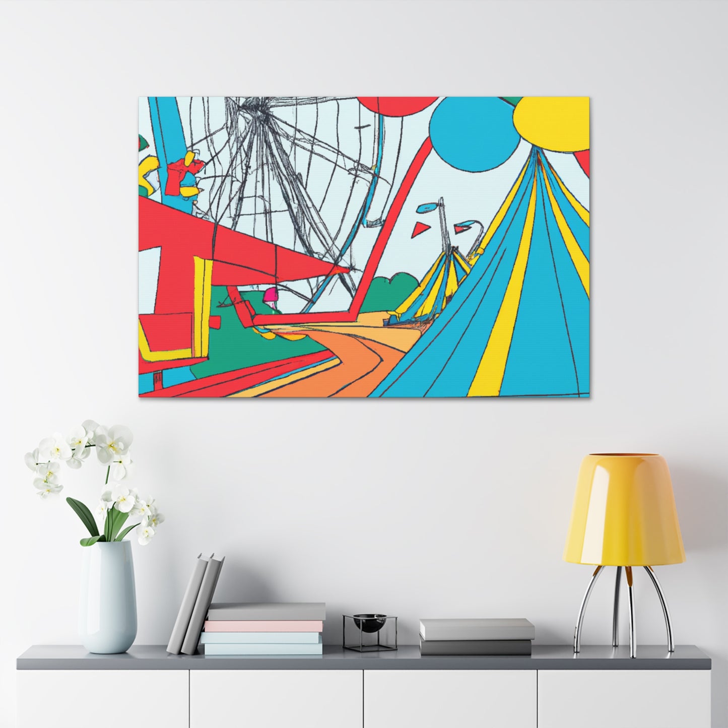 Fiesta Funhouse - Amusement - Canvas