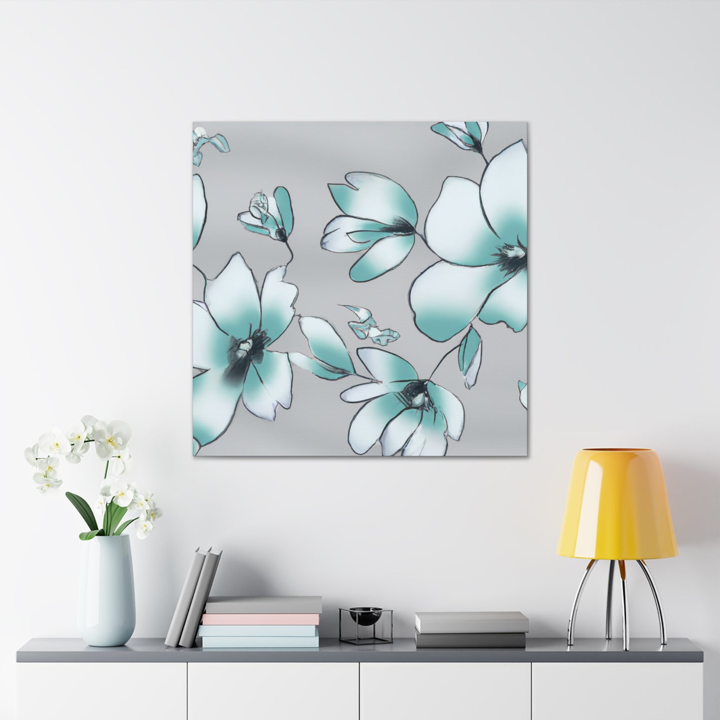 Blushburst - Floral - Canvas