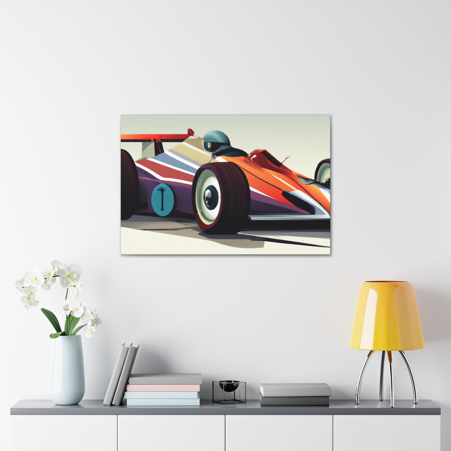 Hot Rodder Thunder - Automobile - Canvas