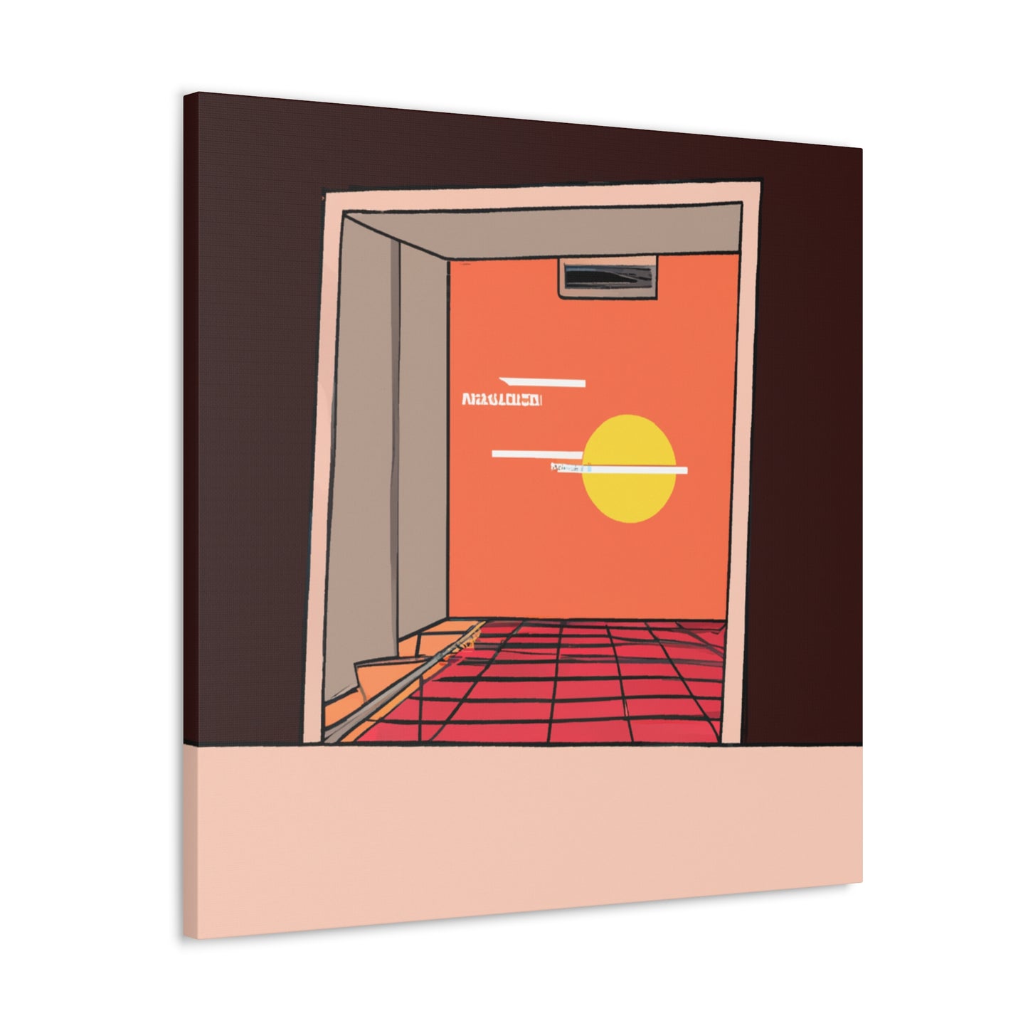 Retro Garden Glow - Midcentury - Canvas