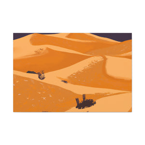 "Retro Reprised - Vintage Contemporary" - Desert Canvas