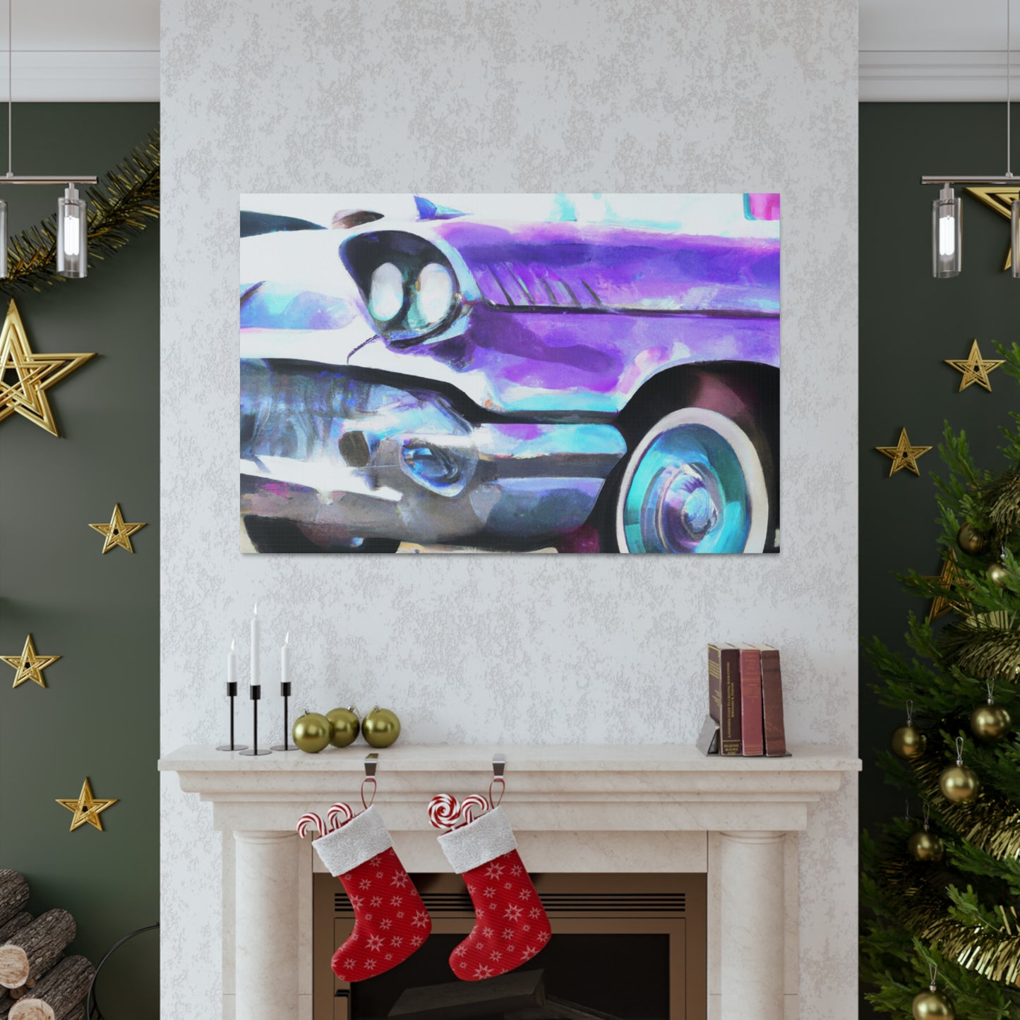 "Surging Tide". - Automobile Canvas