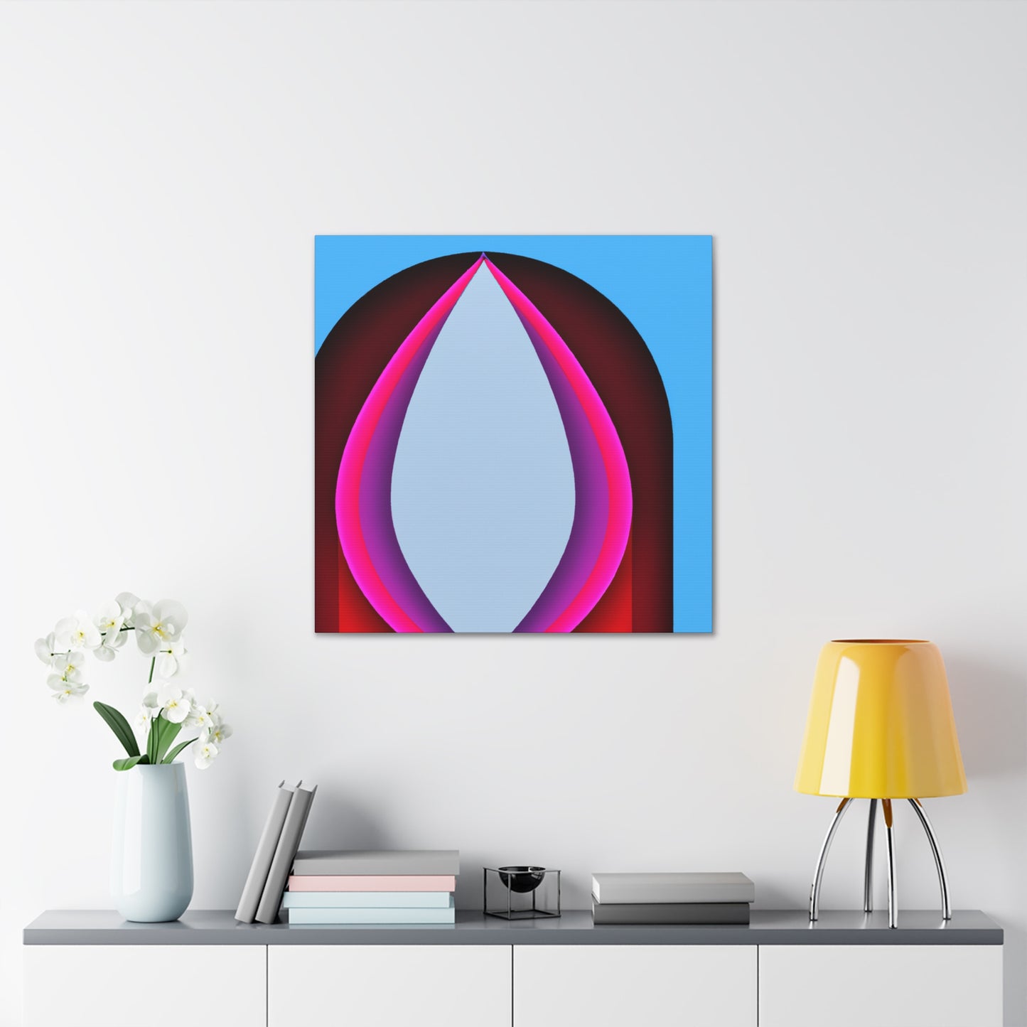 "Geometric Limitless" - Art Deco Canvas