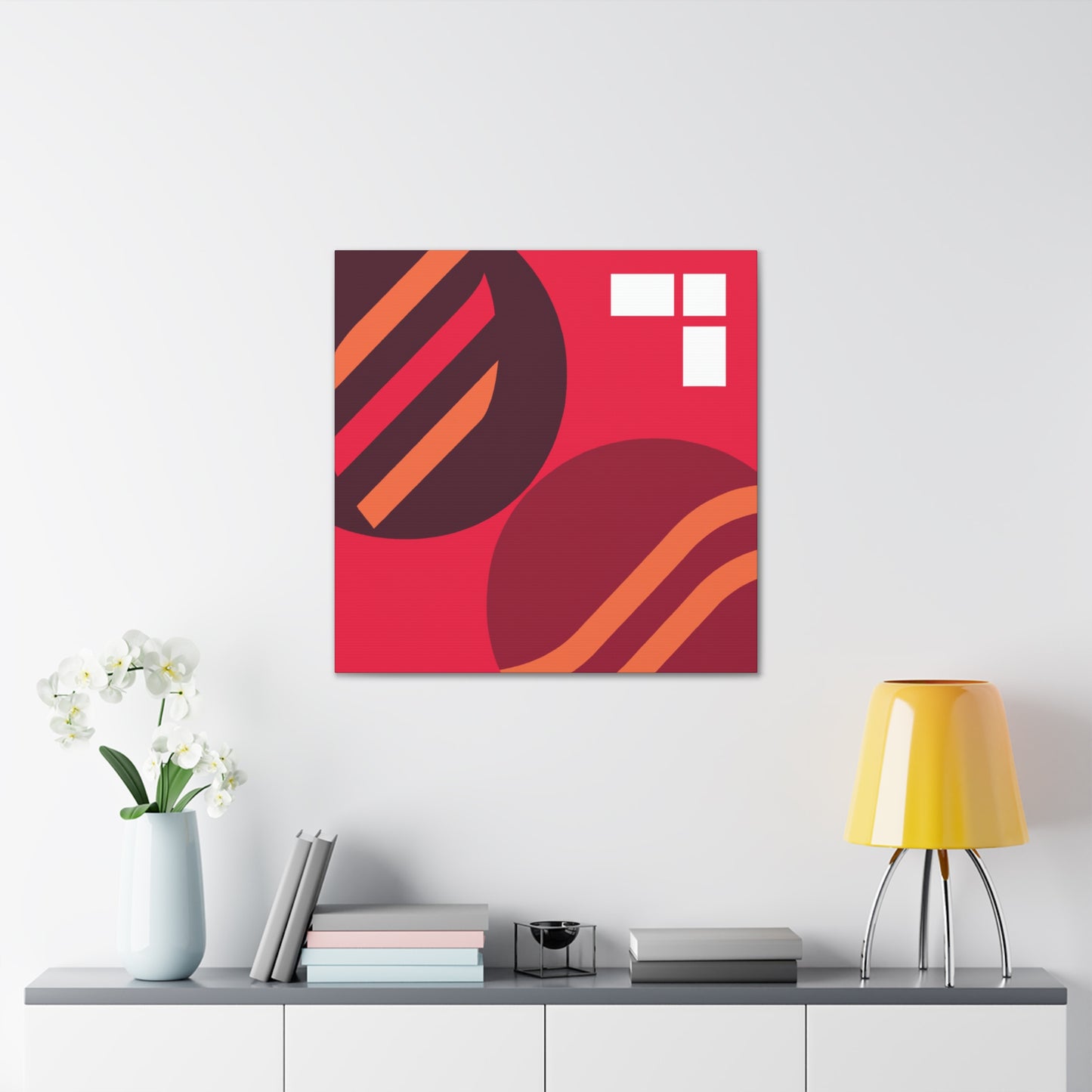 Jazzy Expressway- Midcentury - Canvas