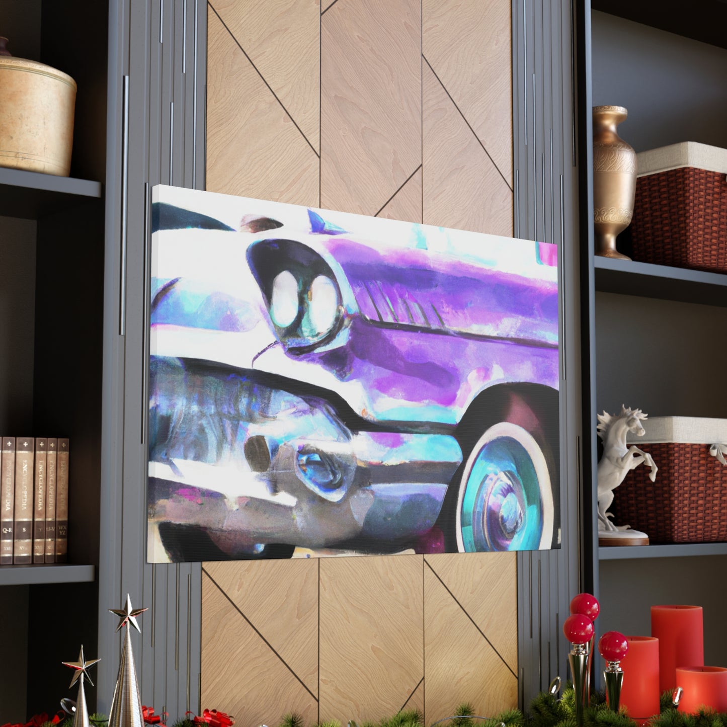 "Surging Tide". - Automobile Canvas