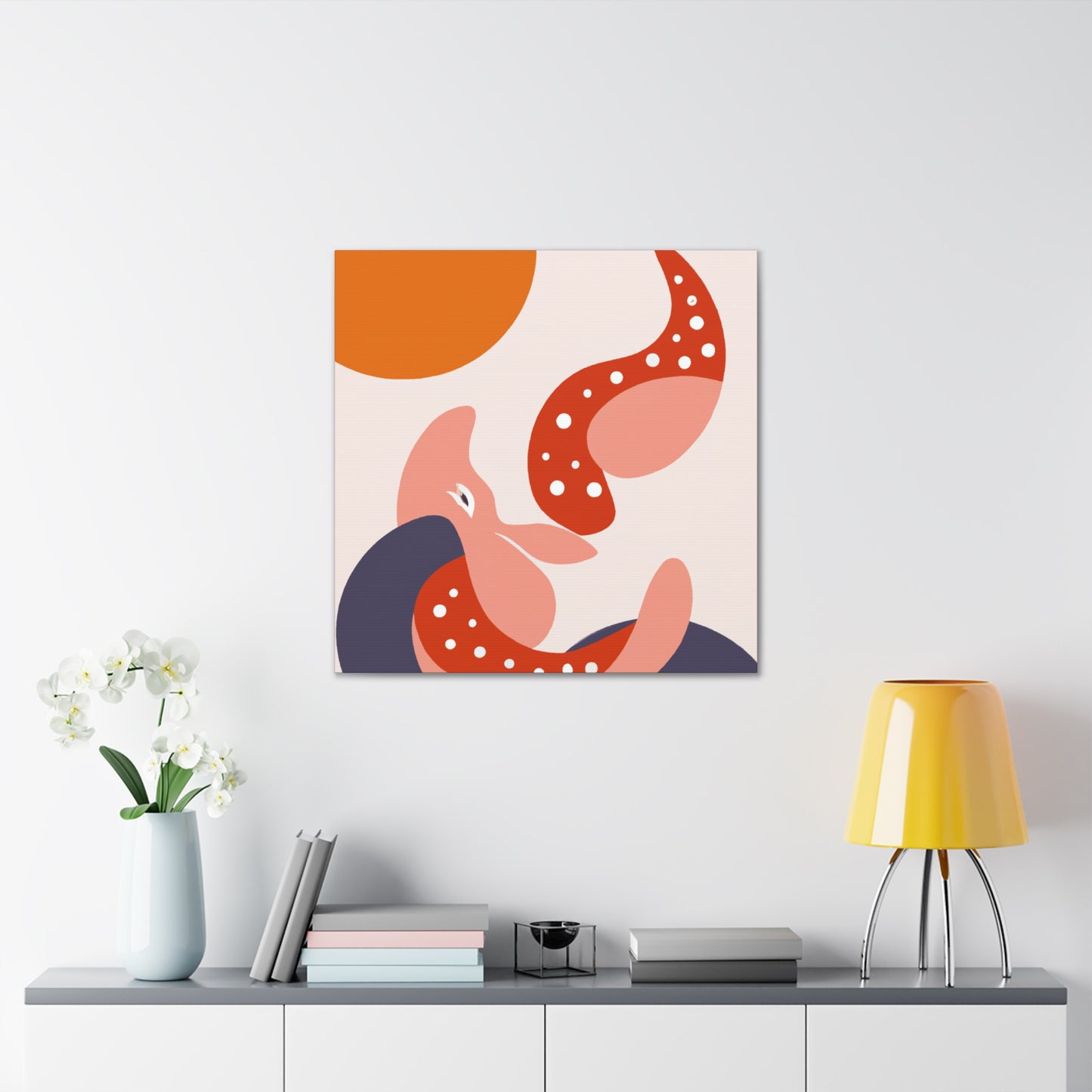 Utopia Garden- Midcentury - Canvas