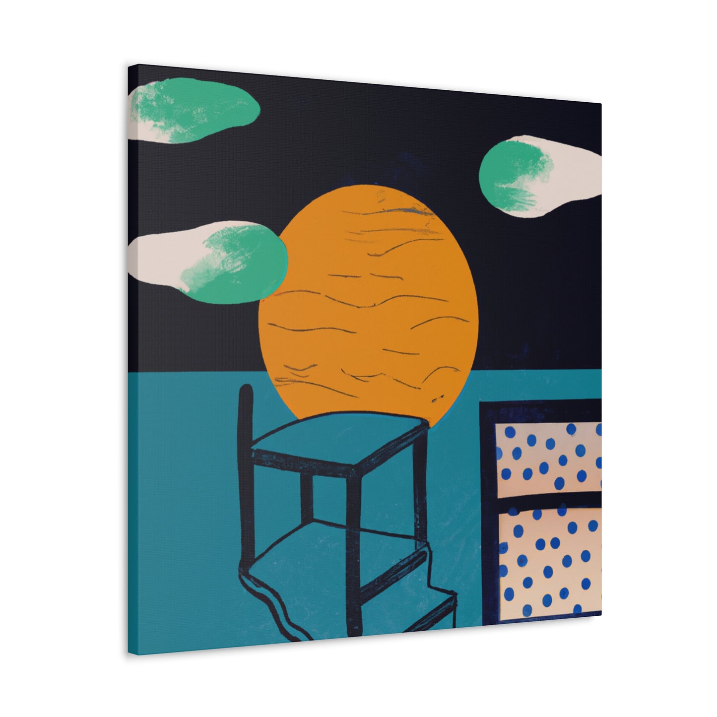 Retrospective Refinement- Midcentury - Canvas