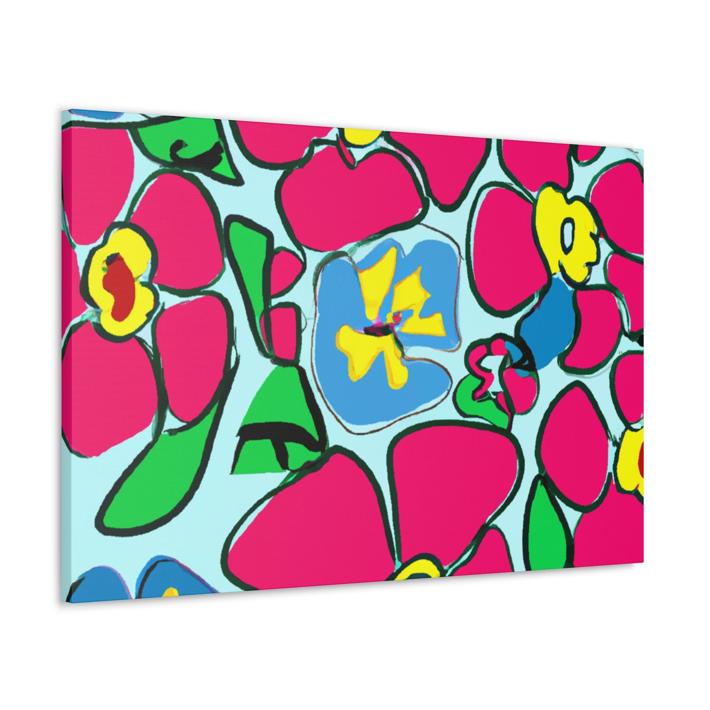 Rainbowdance - Floral - Canvas