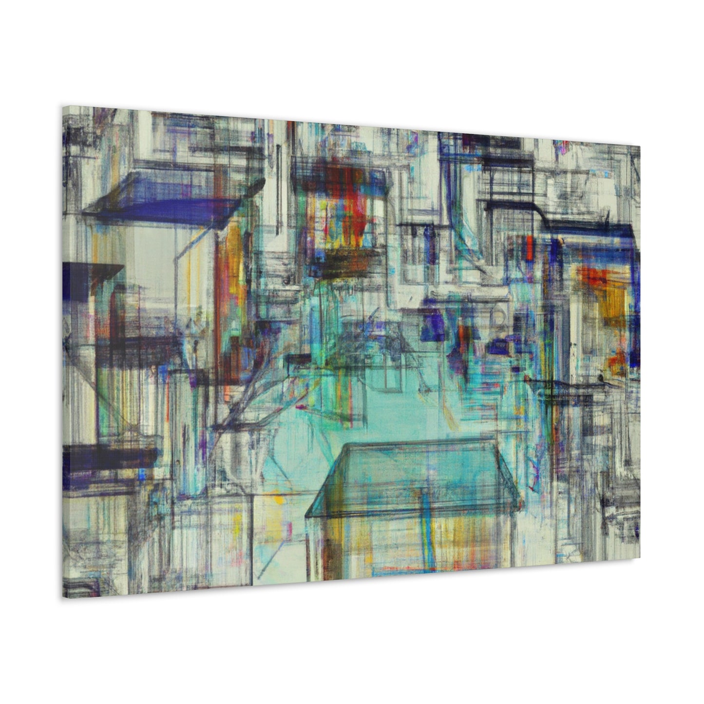 Vermeer. - Architectural - Abstract - Canvas