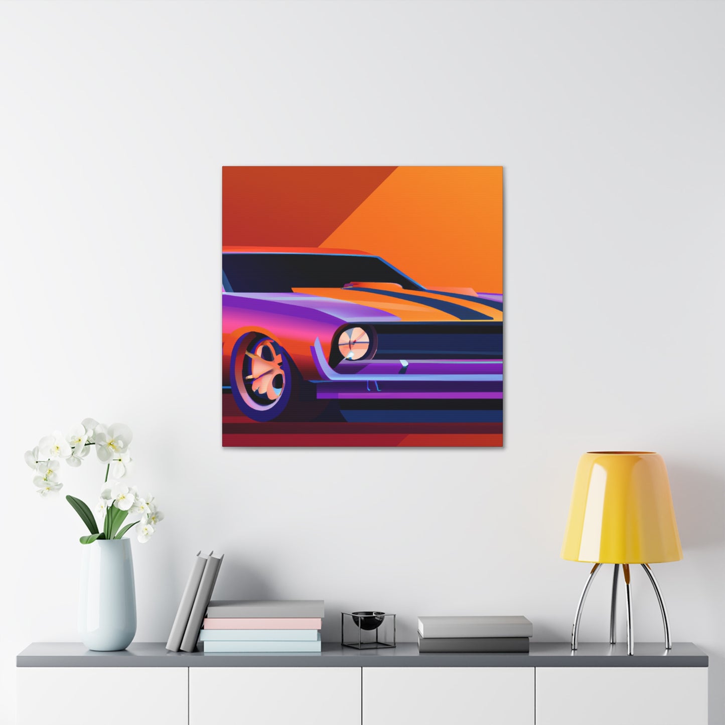 Chopper Rebel - Automobile. - Canvas