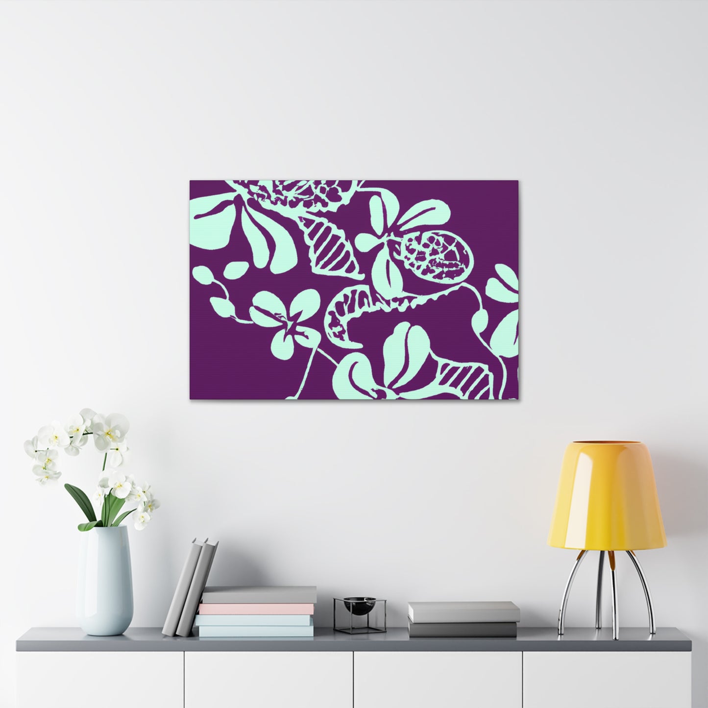 Glowtopia - Floral - Canvas