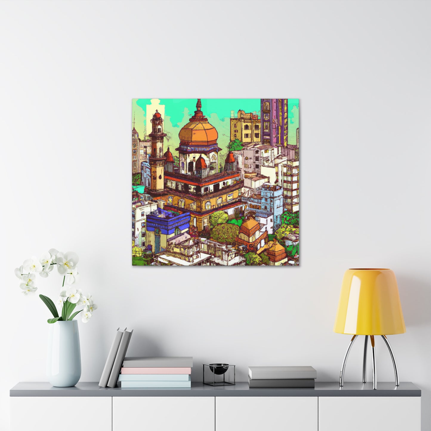 Lotus Land - Destination India - Canvas